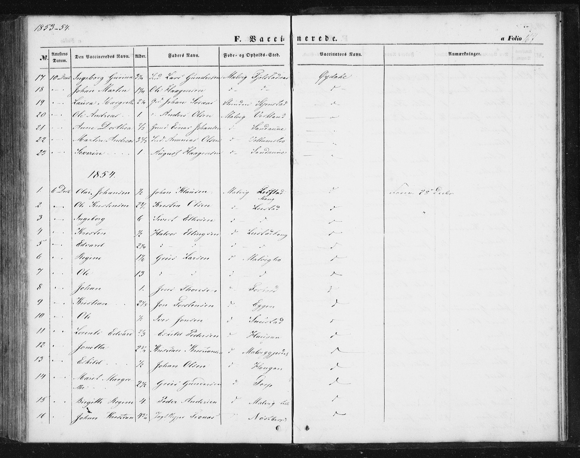 Ministerialprotokoller, klokkerbøker og fødselsregistre - Sør-Trøndelag, SAT/A-1456/616/L0407: Parish register (official) no. 616A04, 1848-1856, p. 167