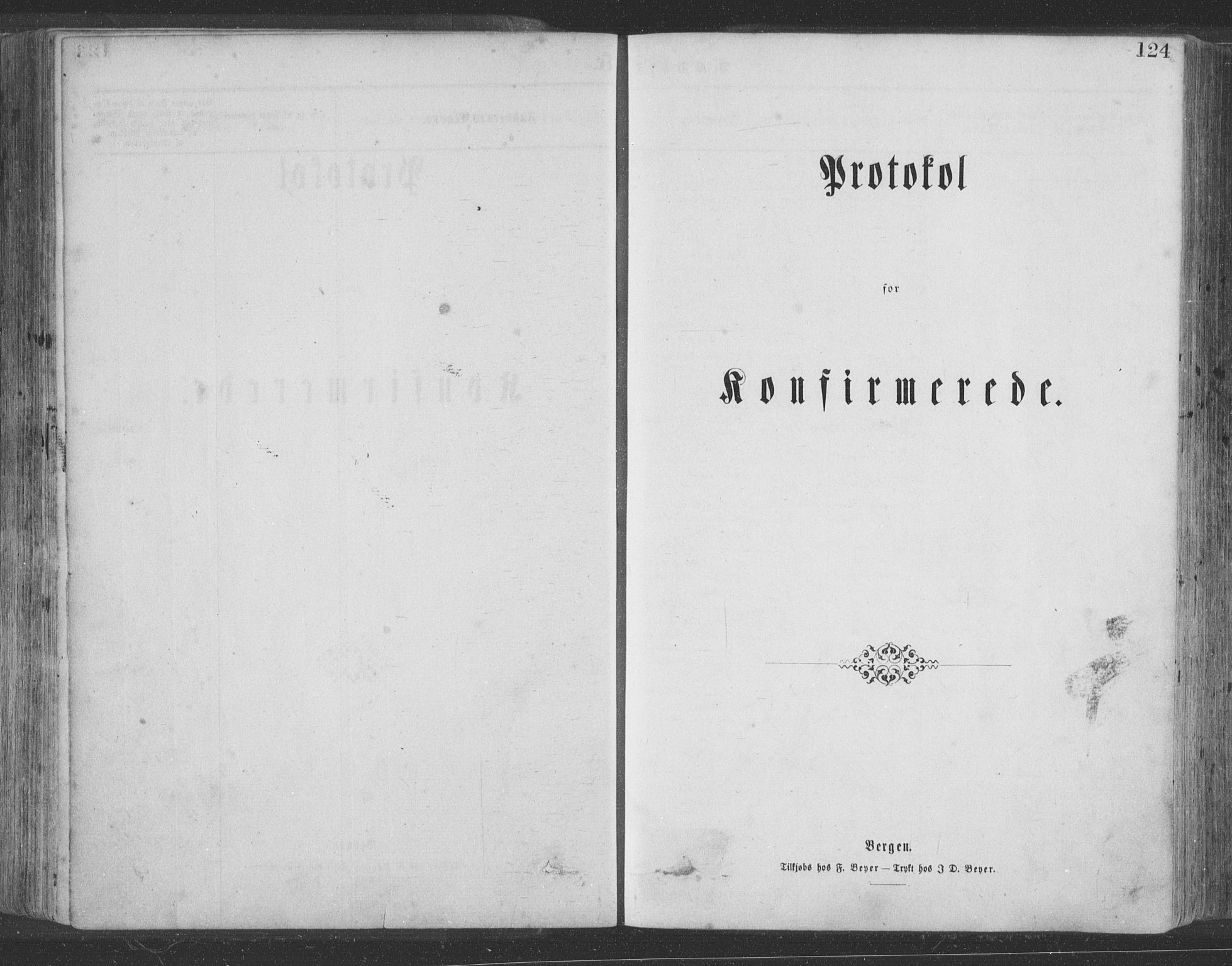 Hosanger sokneprestembete, AV/SAB-A-75801/H/Haa: Parish register (official) no. A 9, 1864-1876, p. 124