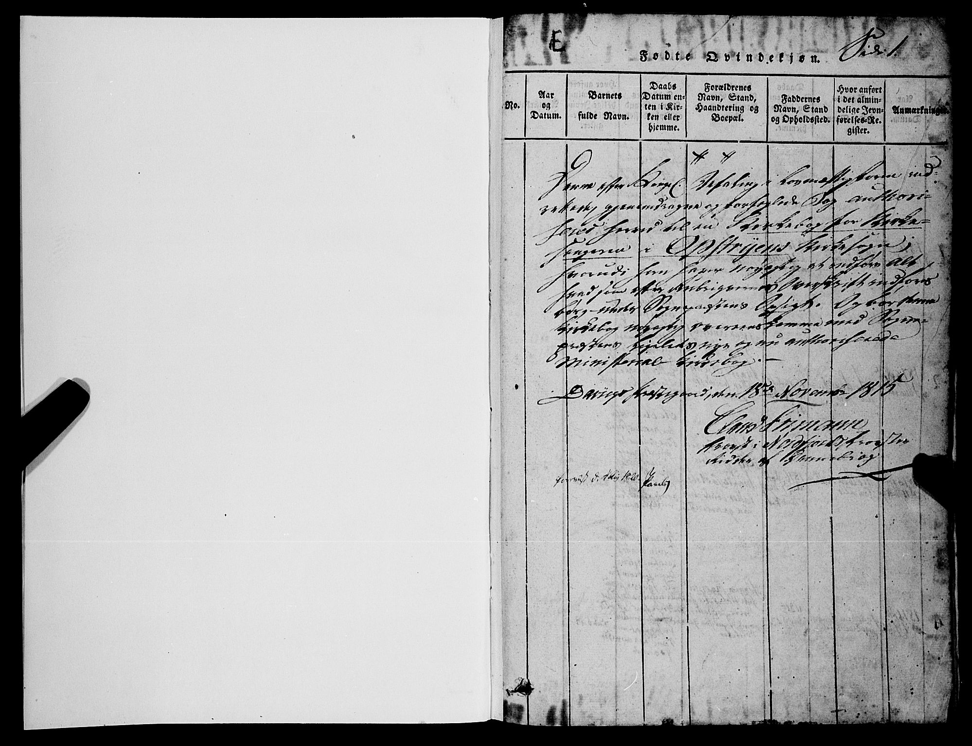 Stryn Sokneprestembete, SAB/A-82501: Parish register (copy) no. C 1, 1801-1845, p. 1