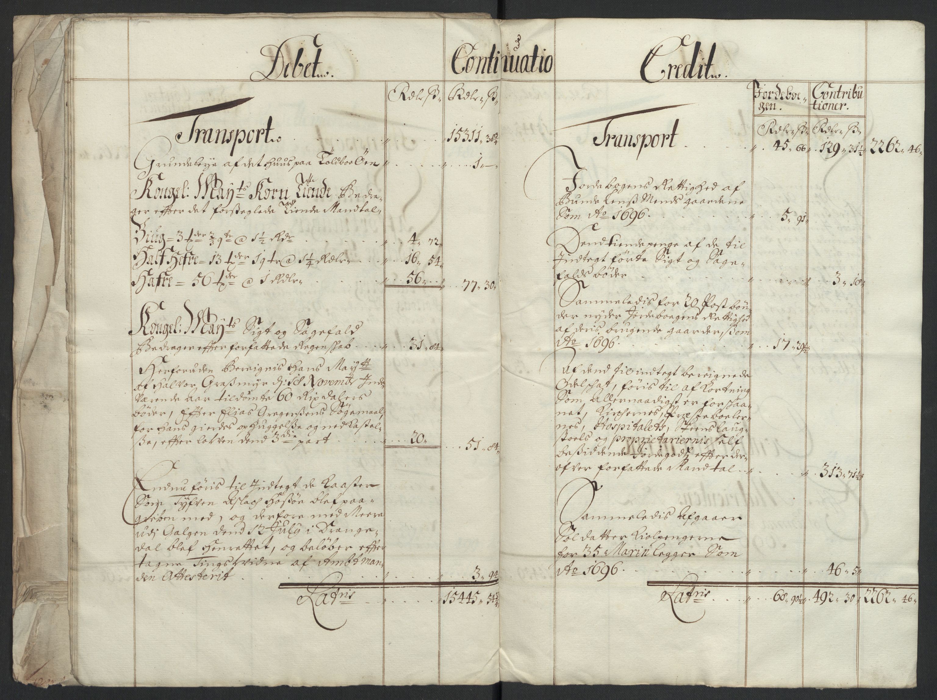 Rentekammeret inntil 1814, Reviderte regnskaper, Fogderegnskap, RA/EA-4092/R36/L2096: Fogderegnskap Øvre og Nedre Telemark og Bamble, 1697, p. 20