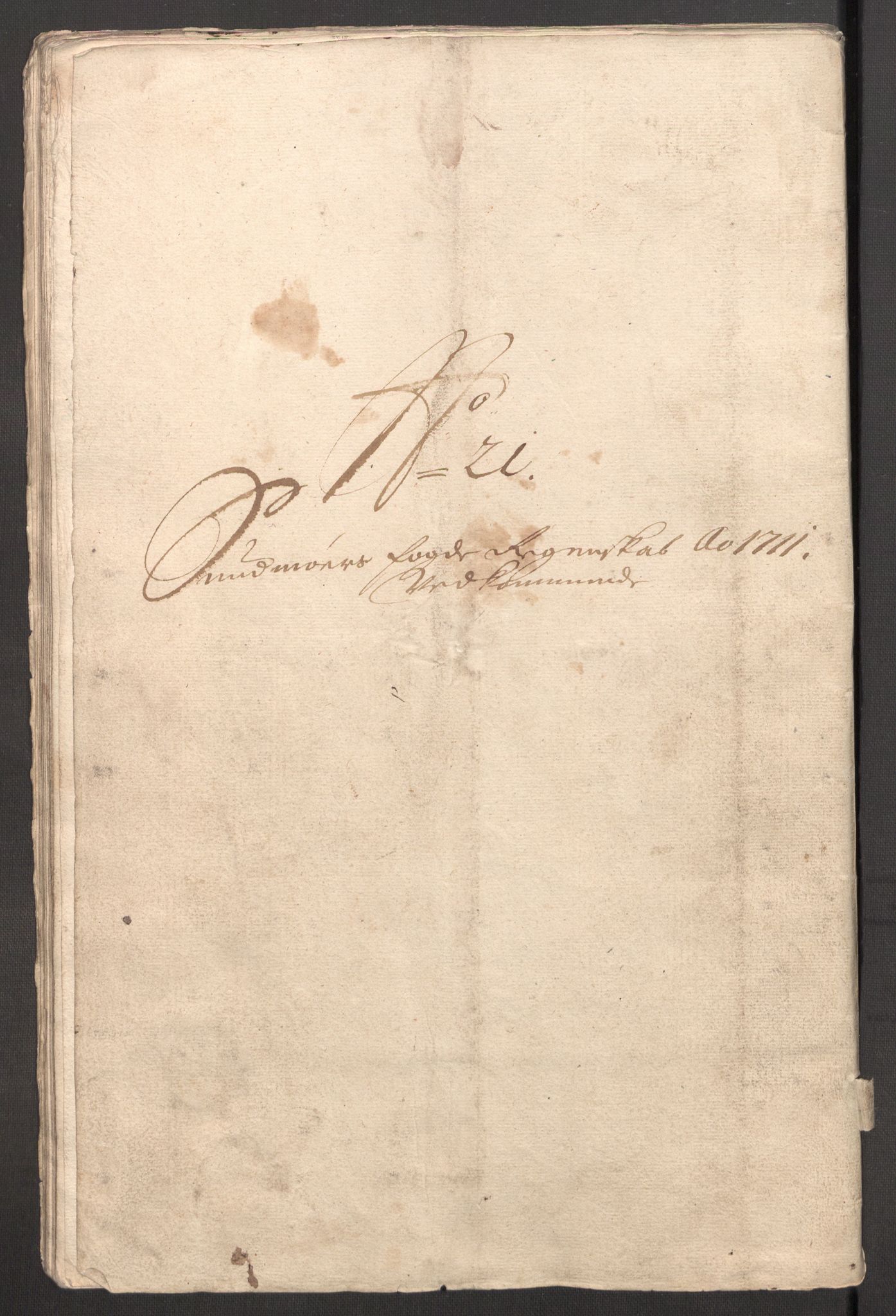 Rentekammeret inntil 1814, Reviderte regnskaper, Fogderegnskap, AV/RA-EA-4092/R54/L3564: Fogderegnskap Sunnmøre, 1711, p. 355