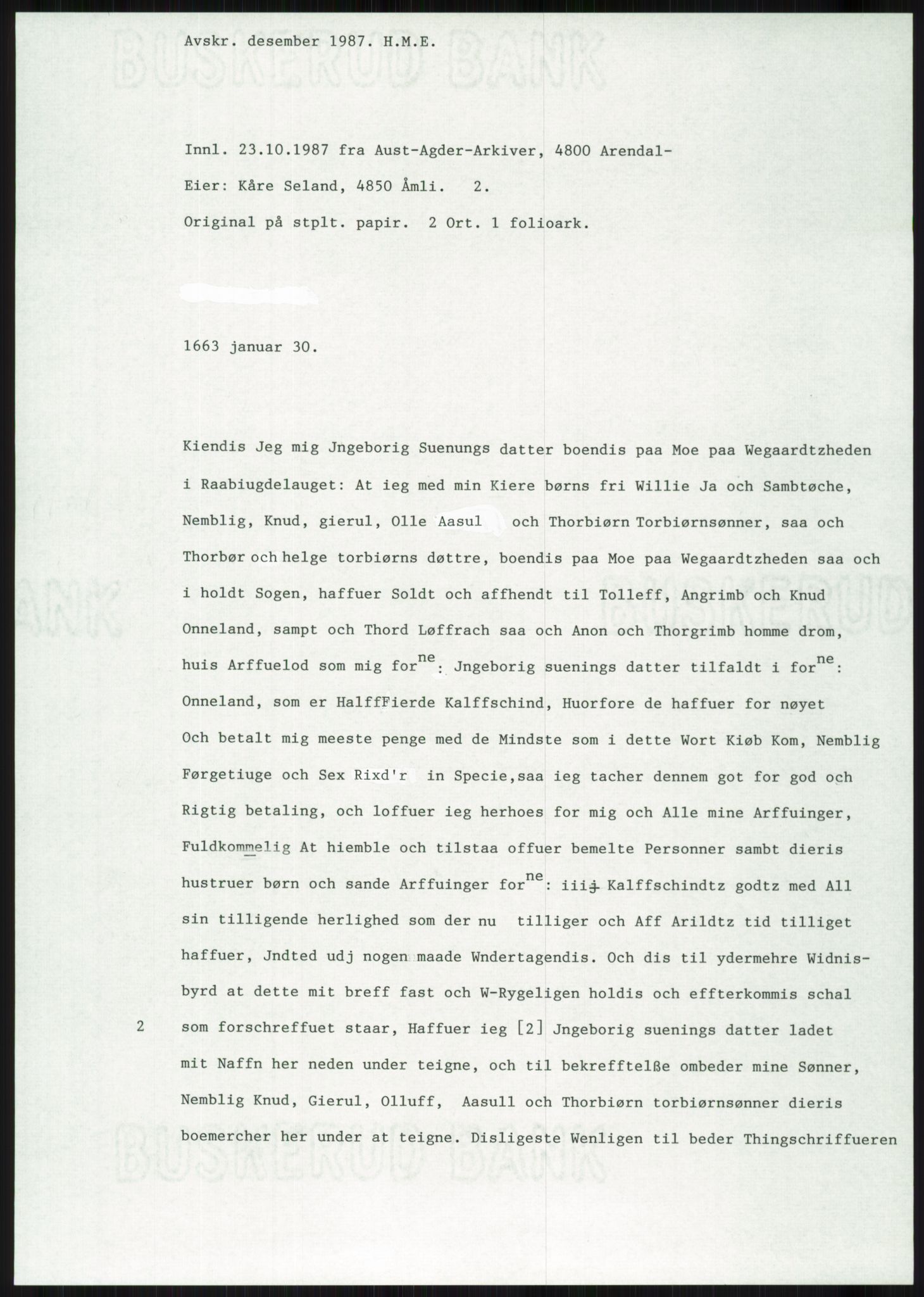 Samlinger til kildeutgivelse, Diplomavskriftsamlingen, AV/RA-EA-4053/H/Ha, p. 2938