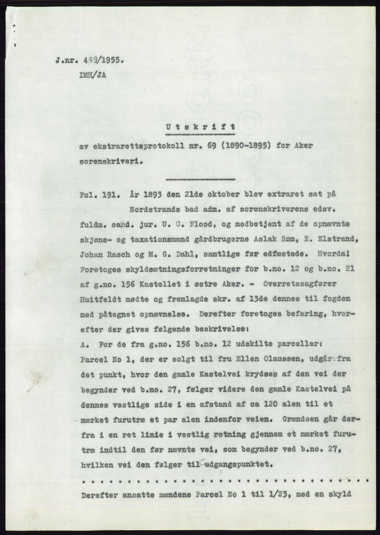 Statsarkivet i Oslo, SAO/A-10621/Z/Zd/L0002: Avskrifter, j.nr 5-691/1955, 1955, p. 341