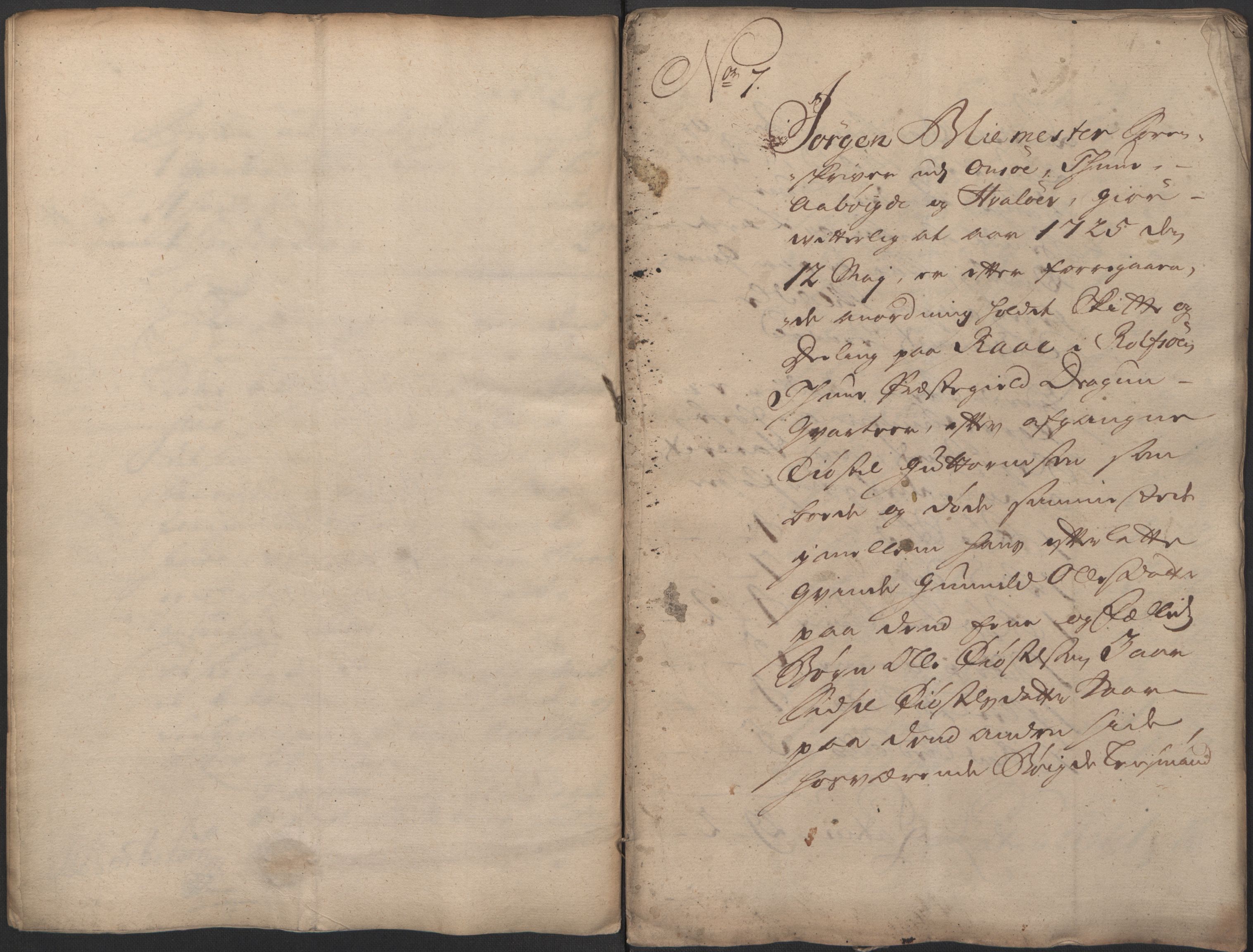 Forsvaret, Generalauditøren, AV/RA-RAFA-1772/F/Fj/Fjb/L0001: Skifter nr. 1 - 39. (1725, 1726), 1725-1726, p. 110