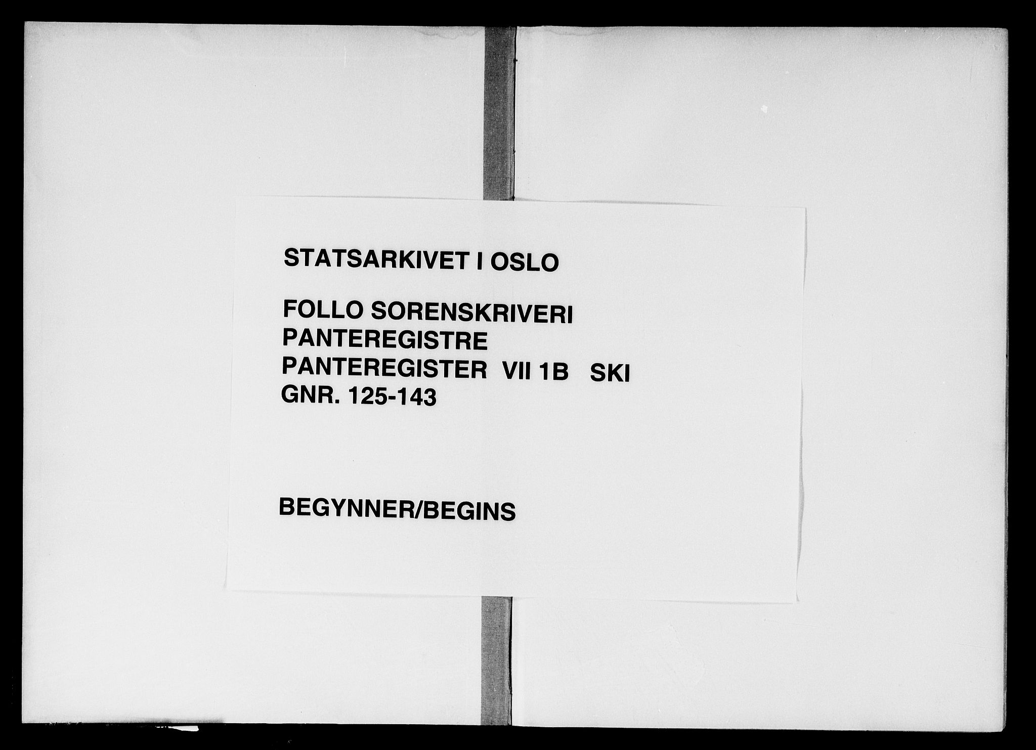 Follo sorenskriveri, SAO/A-10274/G/Gb/Gbg/L0001b: Mortgage register no. VII 1b, 1897-1938