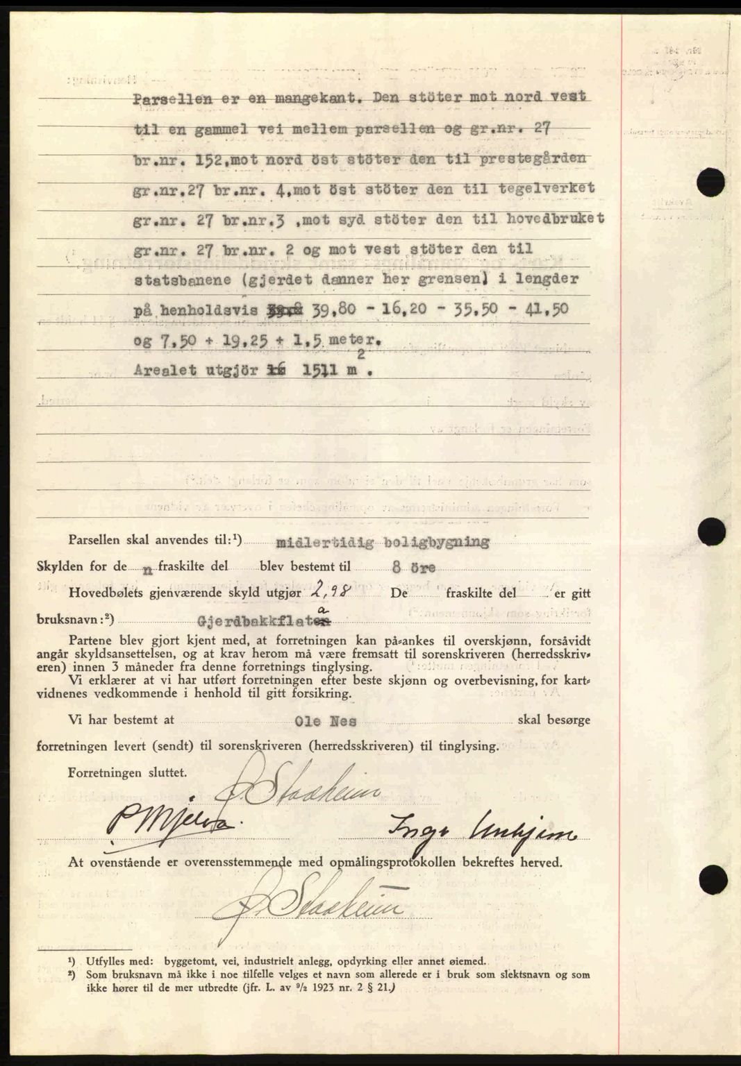 Romsdal sorenskriveri, AV/SAT-A-4149/1/2/2C: Mortgage book no. A11, 1941-1942, Diary no: : 2075/1941