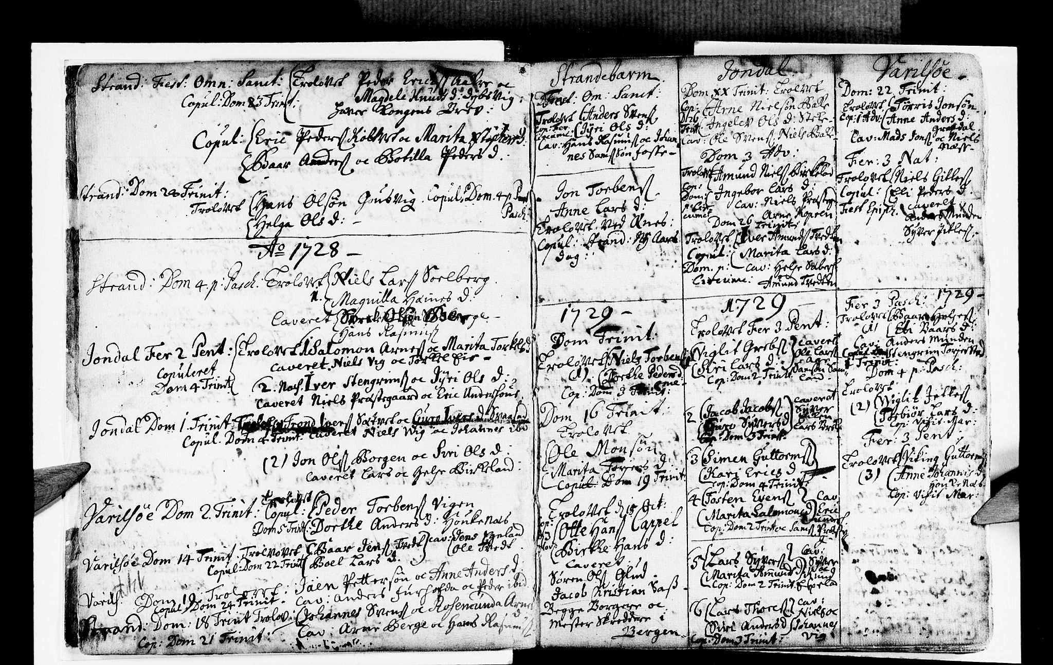 Strandebarm sokneprestembete, SAB/A-78401/H/Haa: Parish register (official) no. A 2 /1, 1727-1750, p. 147