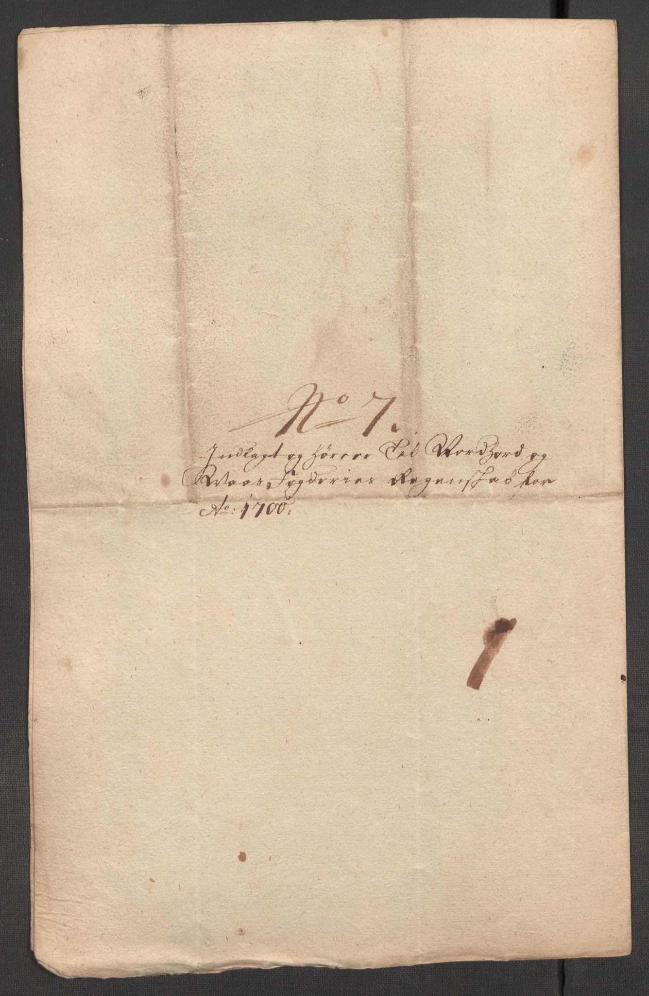 Rentekammeret inntil 1814, Reviderte regnskaper, Fogderegnskap, AV/RA-EA-4092/R51/L3185: Fogderegnskap Nordhordland og Voss, 1700-1701, p. 159