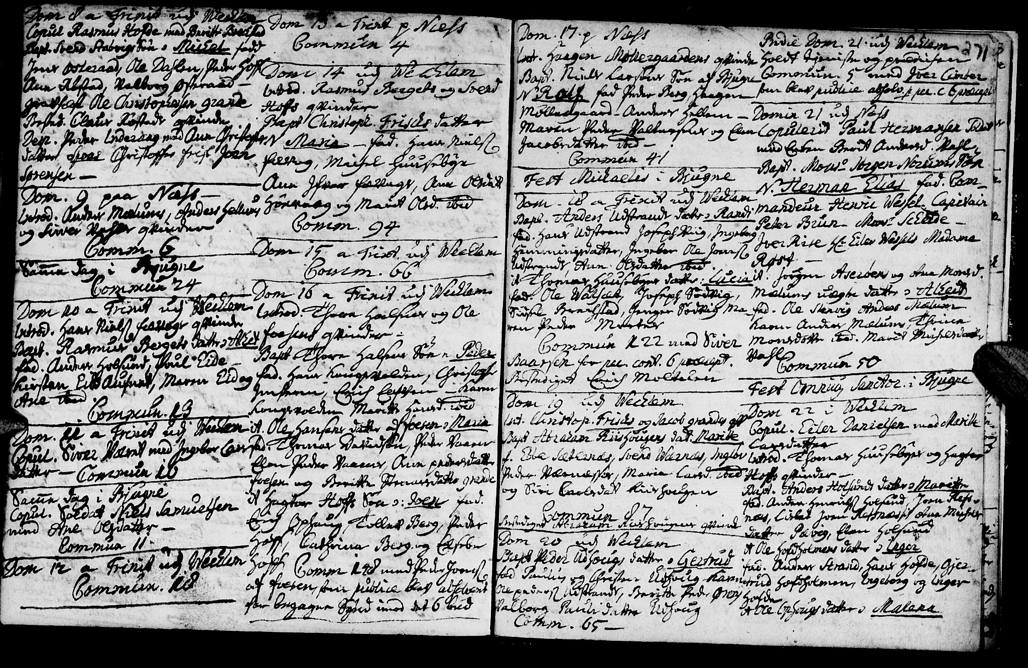 Ministerialprotokoller, klokkerbøker og fødselsregistre - Sør-Trøndelag, SAT/A-1456/659/L0731: Parish register (official) no. 659A01, 1709-1731, p. 270-271