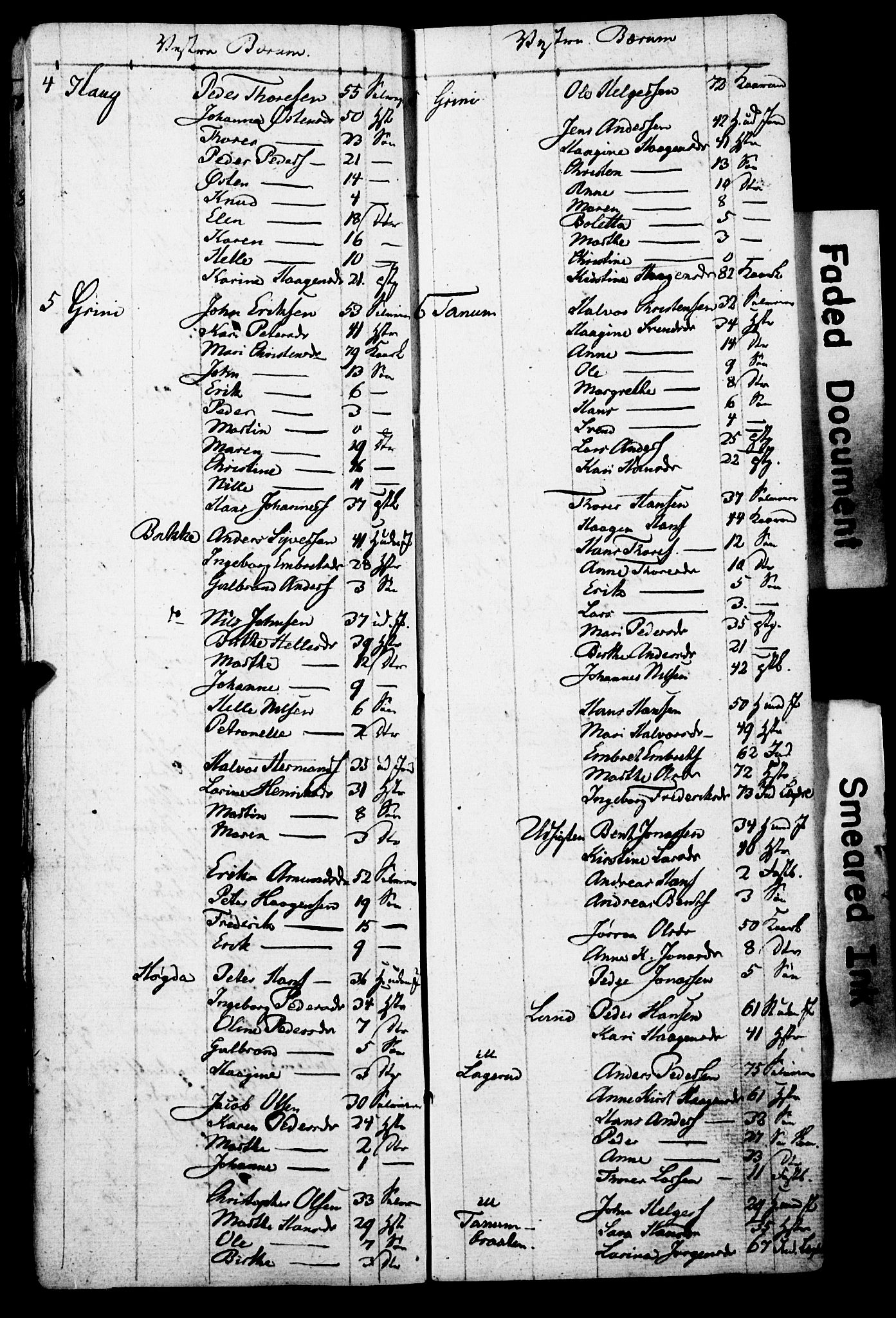 SAO, Census 1825 for Asker, 1825, p. 28