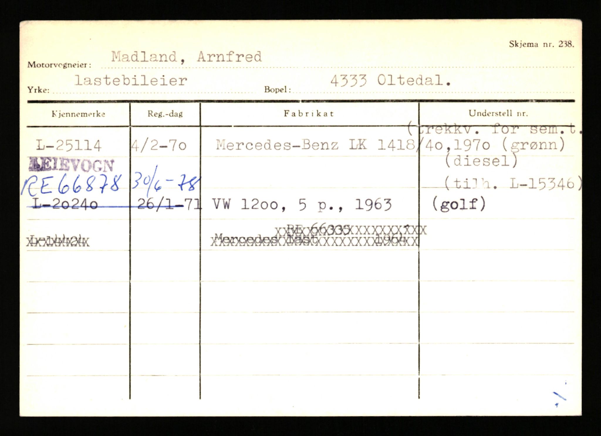 Stavanger trafikkstasjon, AV/SAST-A-101942/0/H/L0024: Lyberg - Melgård, 1930-1971, p. 1219