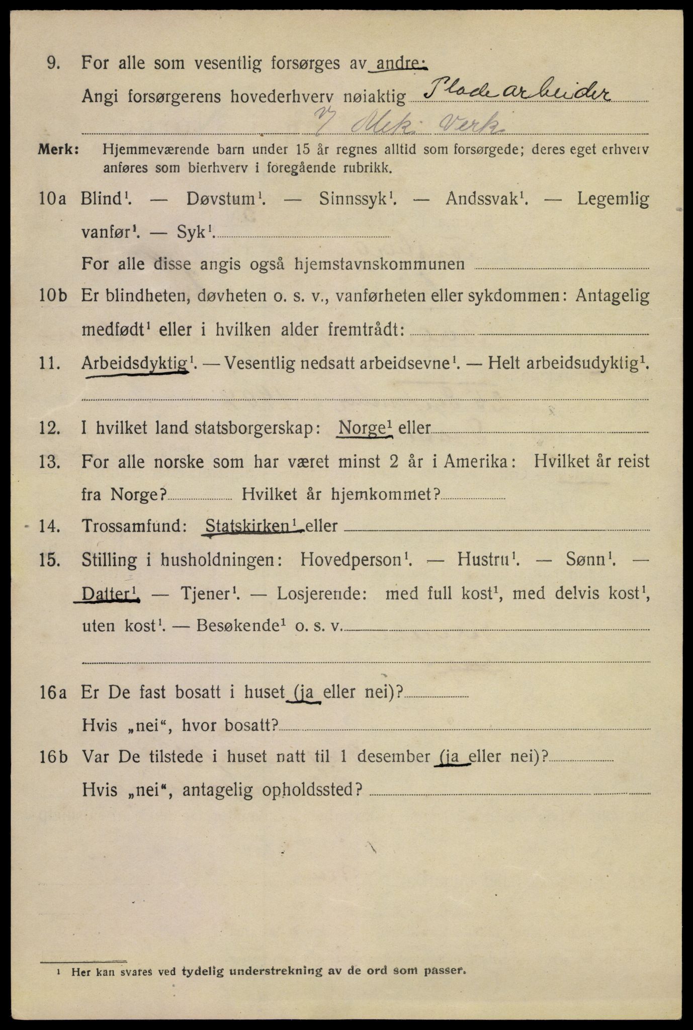 SAKO, 1920 census for Tønsberg, 1920, p. 18206