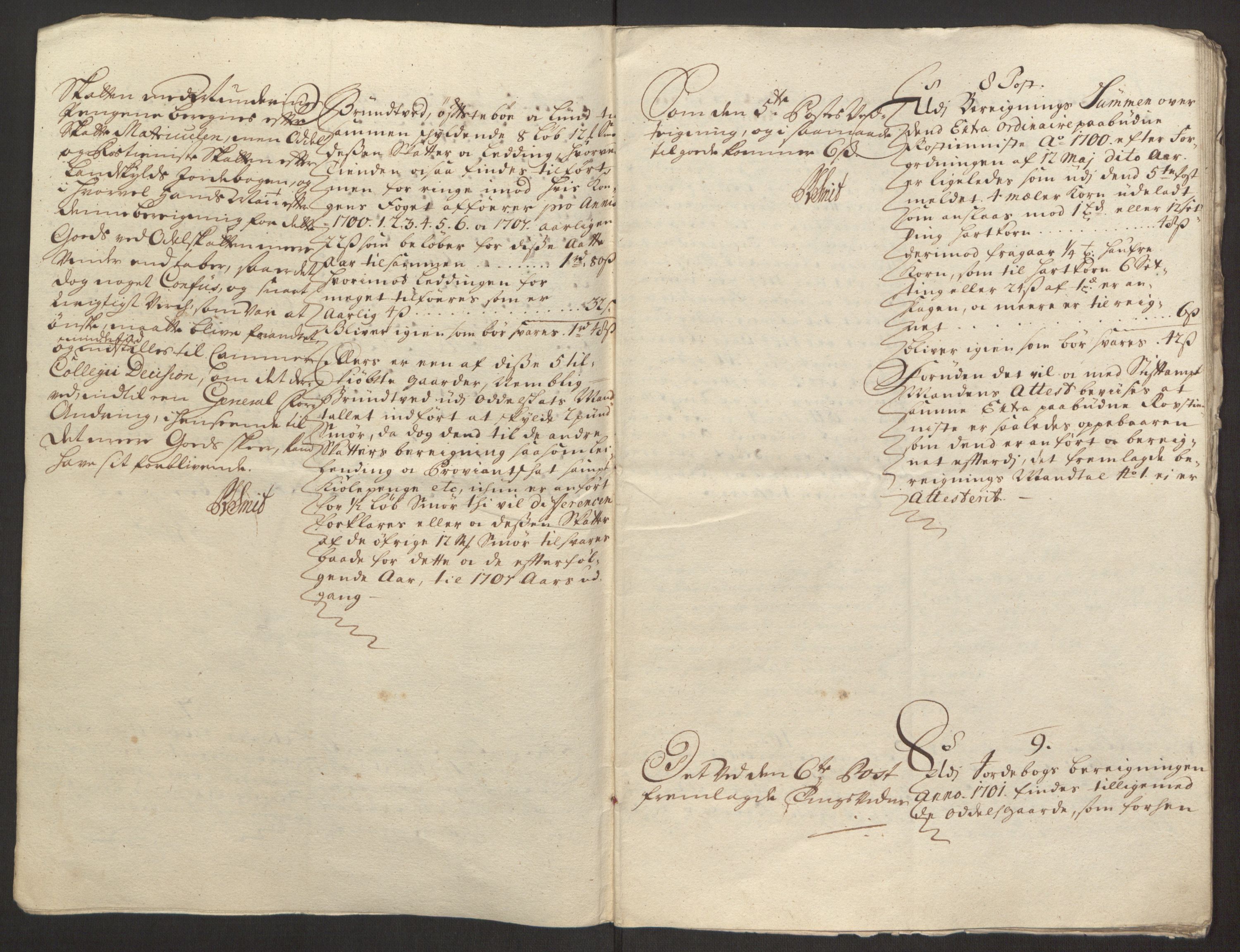 Rentekammeret inntil 1814, Reviderte regnskaper, Fogderegnskap, AV/RA-EA-4092/R50/L3159: Fogderegnskap Lyse kloster, 1691-1709, p. 321