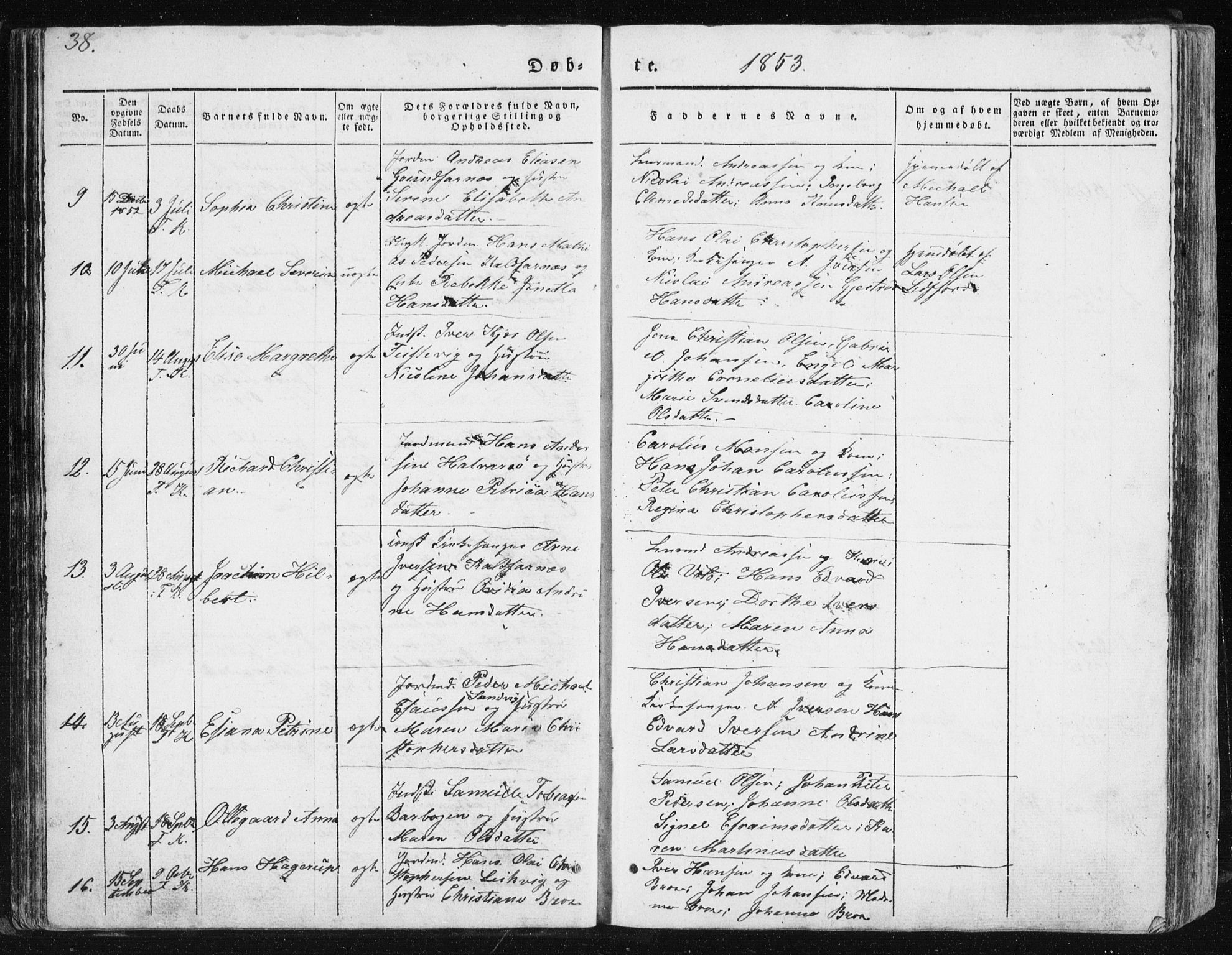 Berg sokneprestkontor, SATØ/S-1318/G/Ga/Gab/L0011klokker: Parish register (copy) no. 11, 1833-1878, p. 38