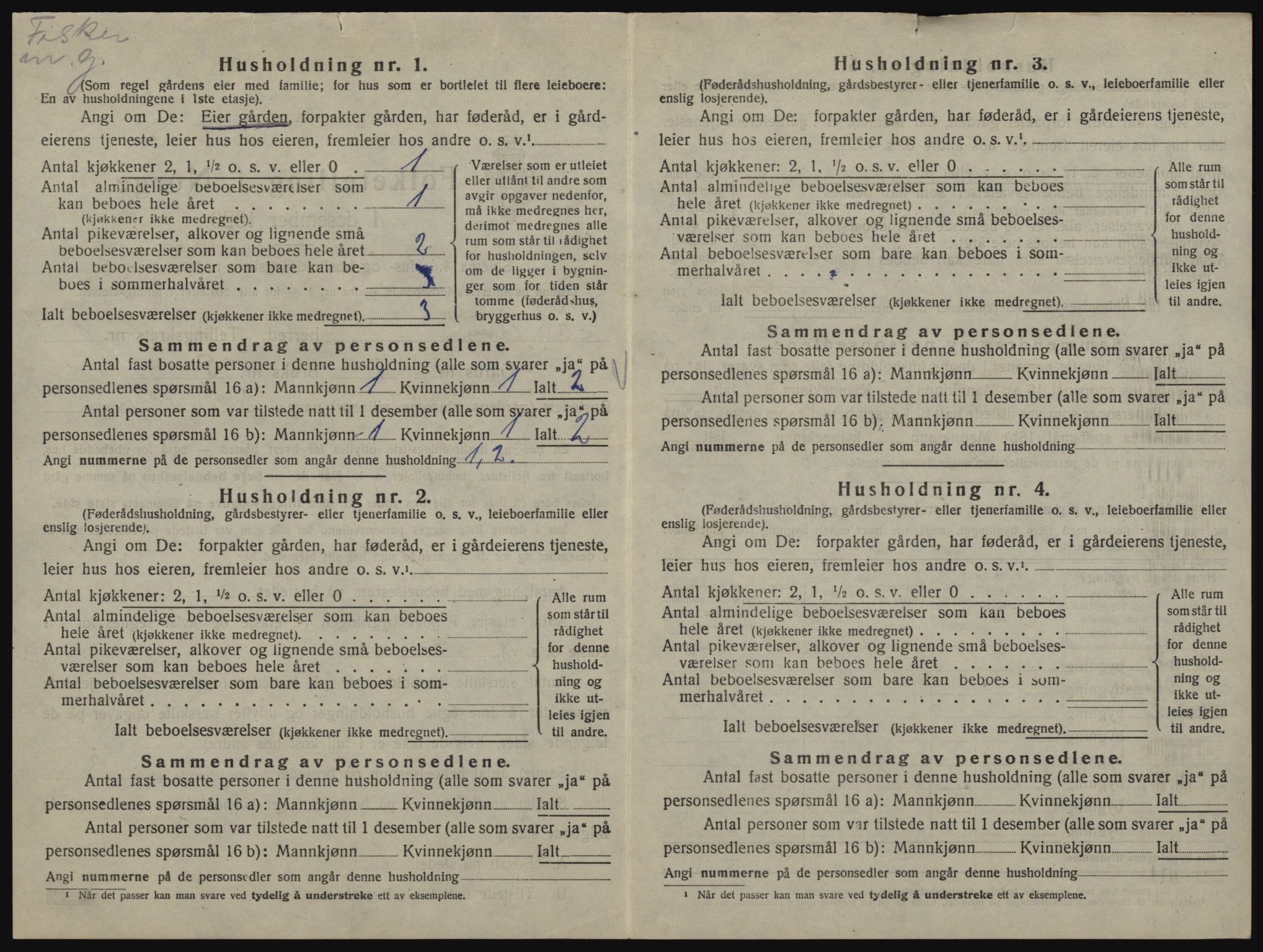 SATØ, 1920 census for Karlsøy, 1920, p. 55