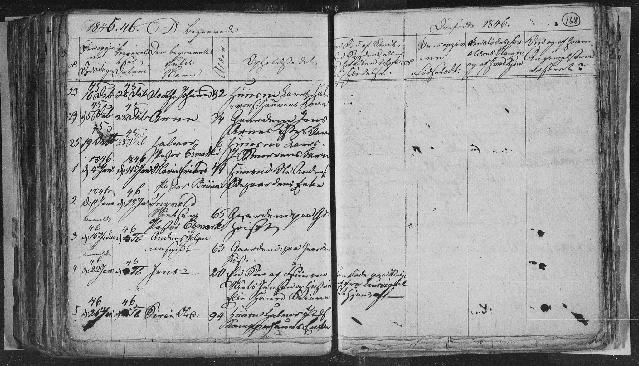Siljan kirkebøker, SAKO/A-300/G/Ga/L0001: Parish register (copy) no. 1, 1827-1847, p. 168