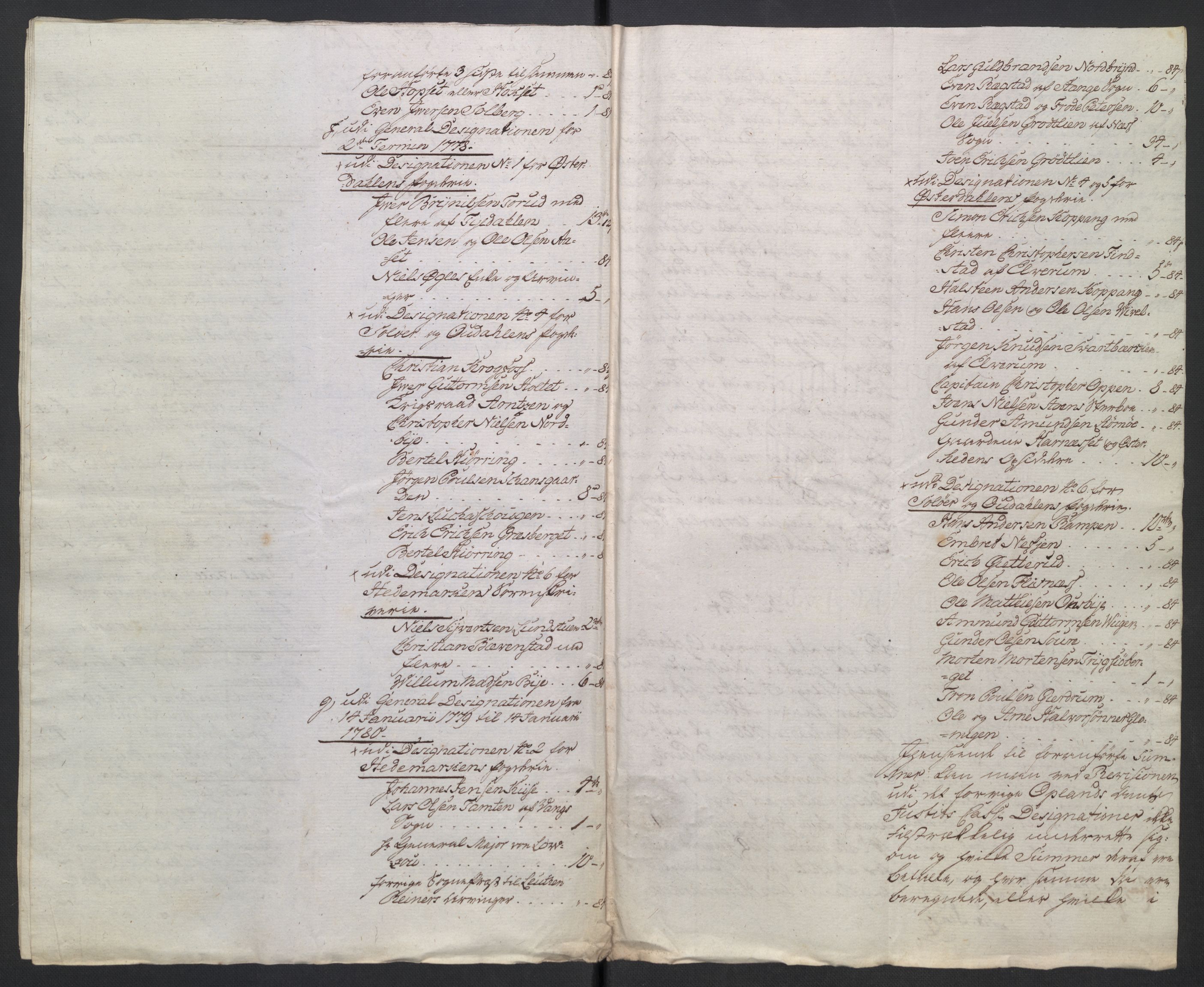 Rentekammeret inntil 1814, Reviderte regnskaper, Mindre regnskaper, RA/EA-4068/Rb/L0014: Opplands amt, 1771-1779, p. 597