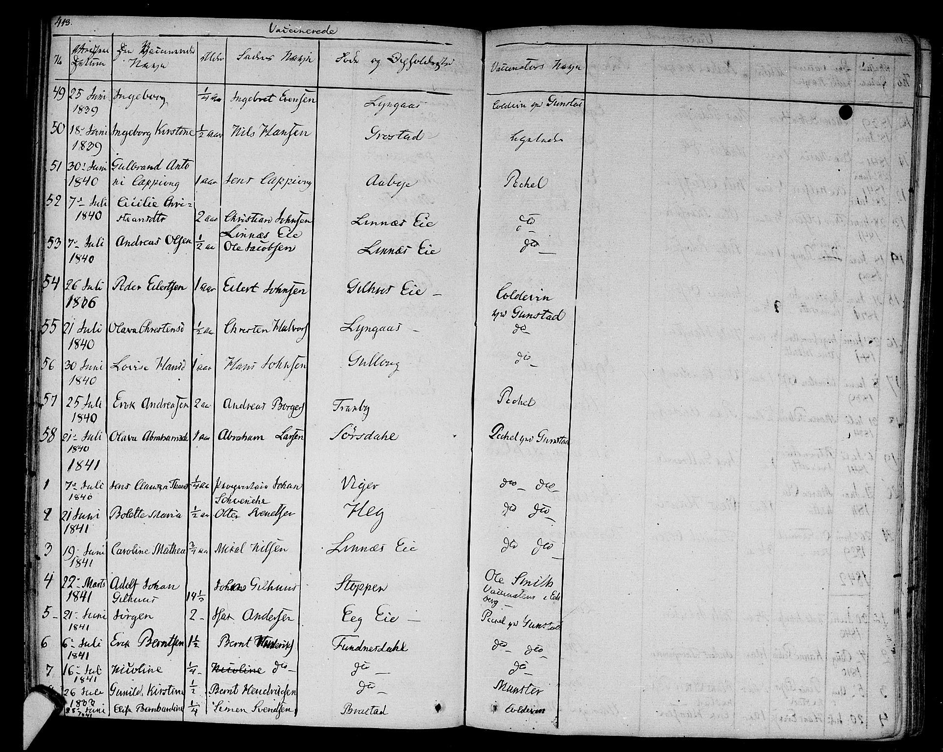 Lier kirkebøker, AV/SAKO-A-230/F/Fa/L0010: Parish register (official) no. I 10, 1827-1843, p. 413