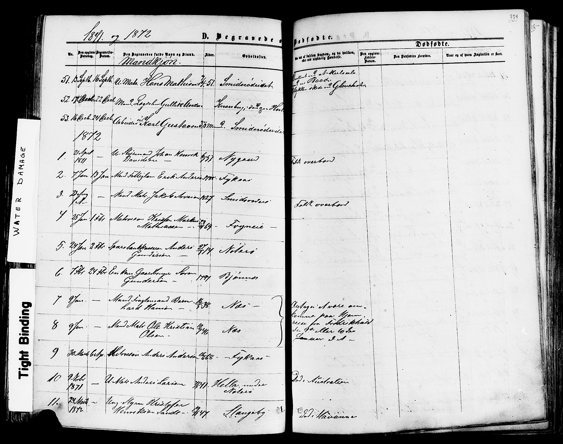 Nøtterøy kirkebøker, AV/SAKO-A-354/F/Fa/L0007: Parish register (official) no. I 7, 1865-1877, p. 333