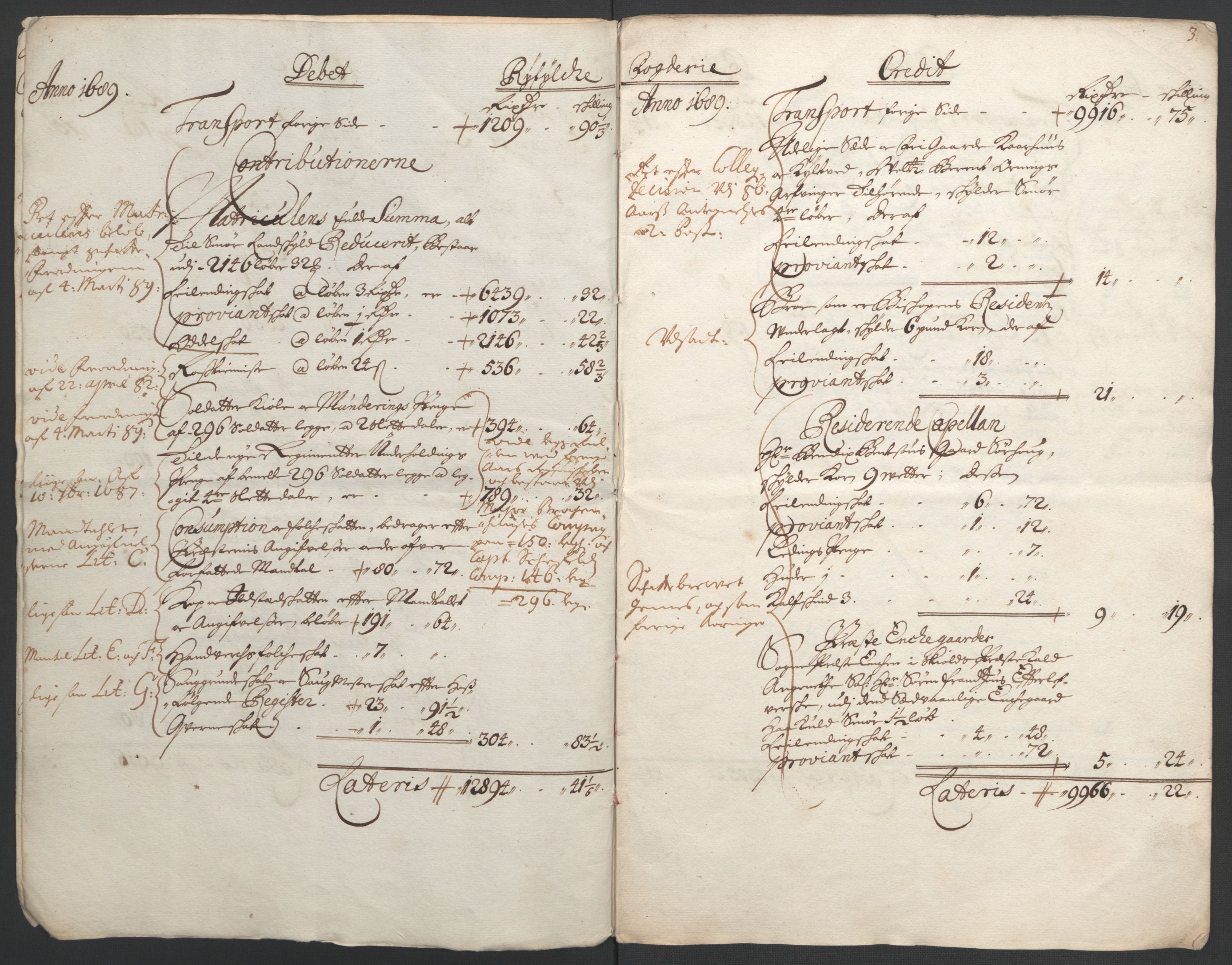 Rentekammeret inntil 1814, Reviderte regnskaper, Fogderegnskap, RA/EA-4092/R47/L2856: Fogderegnskap Ryfylke, 1689-1693, p. 6