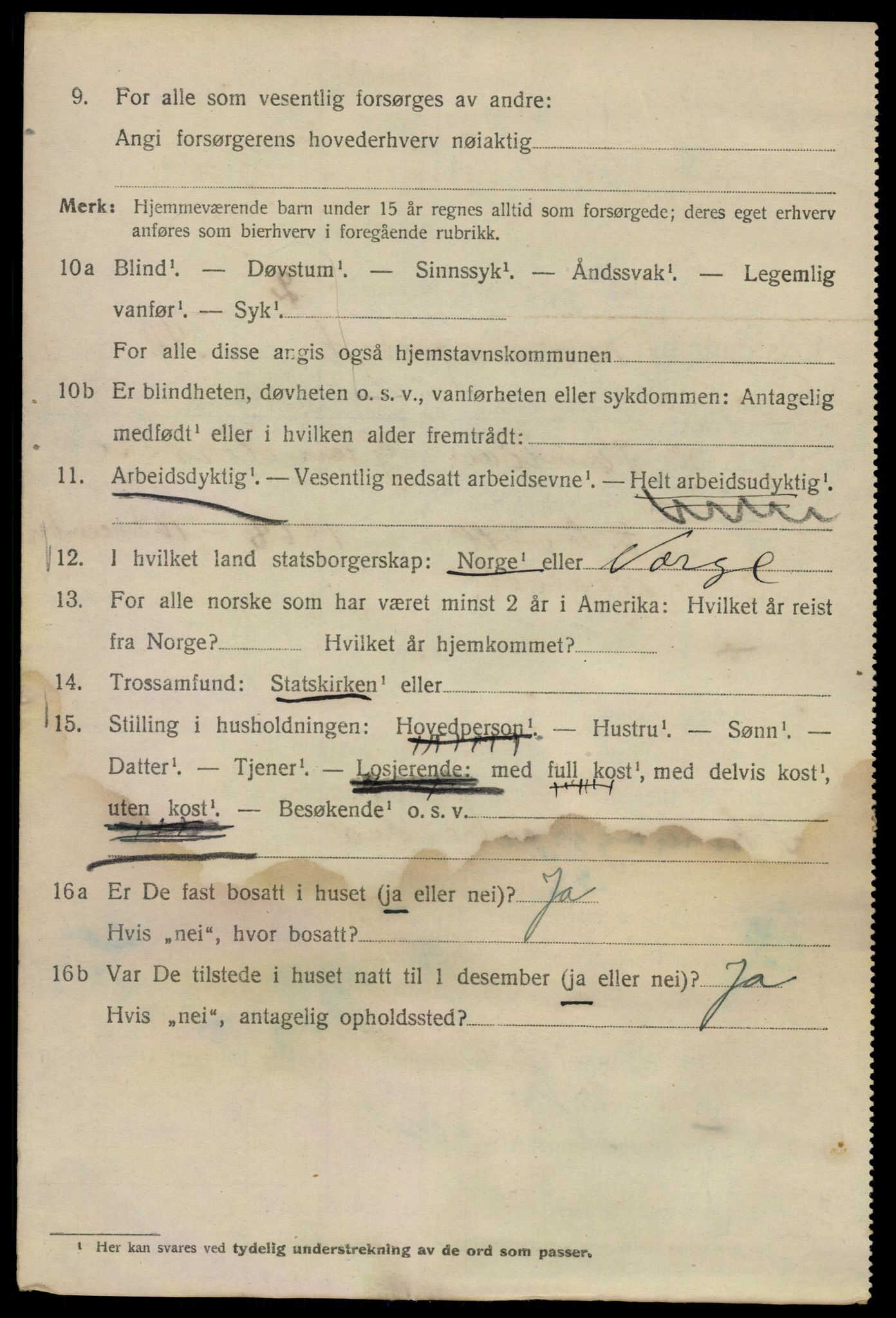 SAO, 1920 census for Kristiania, 1920, p. 203812