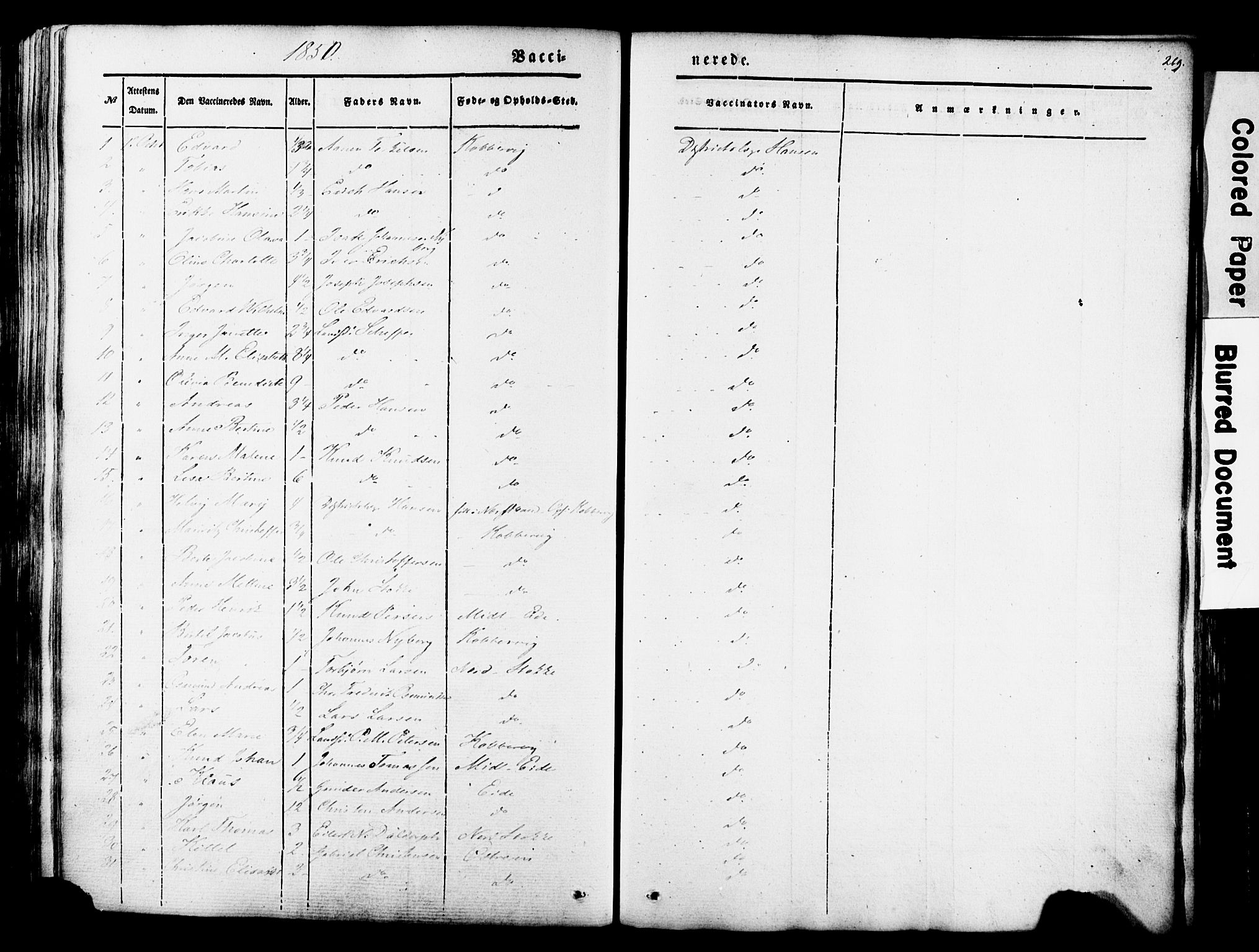 Avaldsnes sokneprestkontor, SAST/A -101851/H/Ha/Haa/L0007: Parish register (official) no. A 7, 1841-1853, p. 269