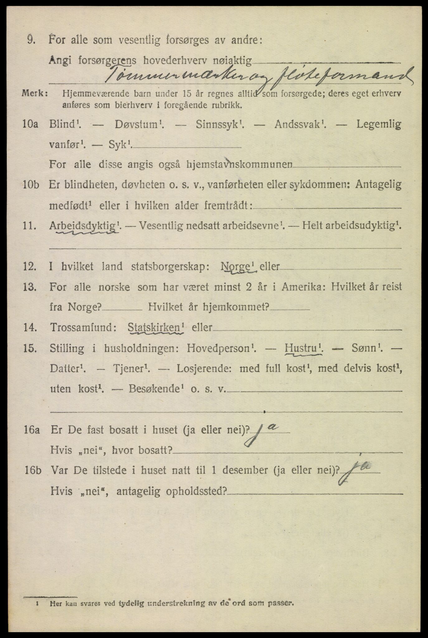 SAH, 1920 census for Eidskog, 1920, p. 3010