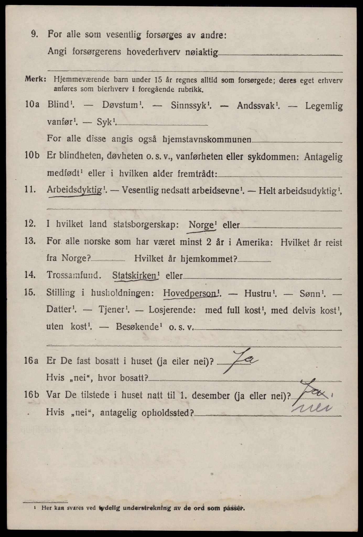 SAKO, 1920 census for Vinje, 1920, p. 3356