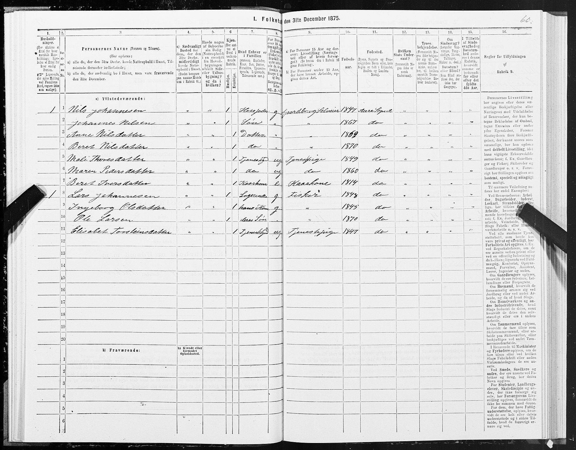 SAT, 1875 census for 1569P Aure, 1875, p. 4060