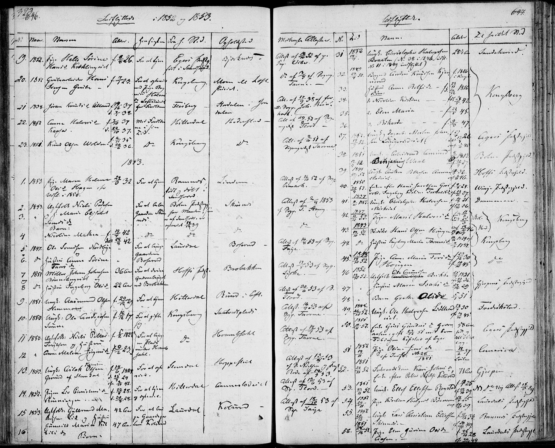 Sandsvær kirkebøker, SAKO/A-244/F/Fa/L0005: Parish register (official) no. I 5, 1840-1856, p. 646-647