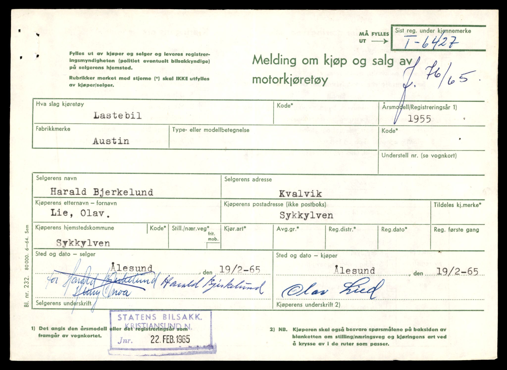 Møre og Romsdal vegkontor - Ålesund trafikkstasjon, AV/SAT-A-4099/F/Fe/L0032: Registreringskort for kjøretøy T 11997 - T 12149, 1927-1998, p. 845