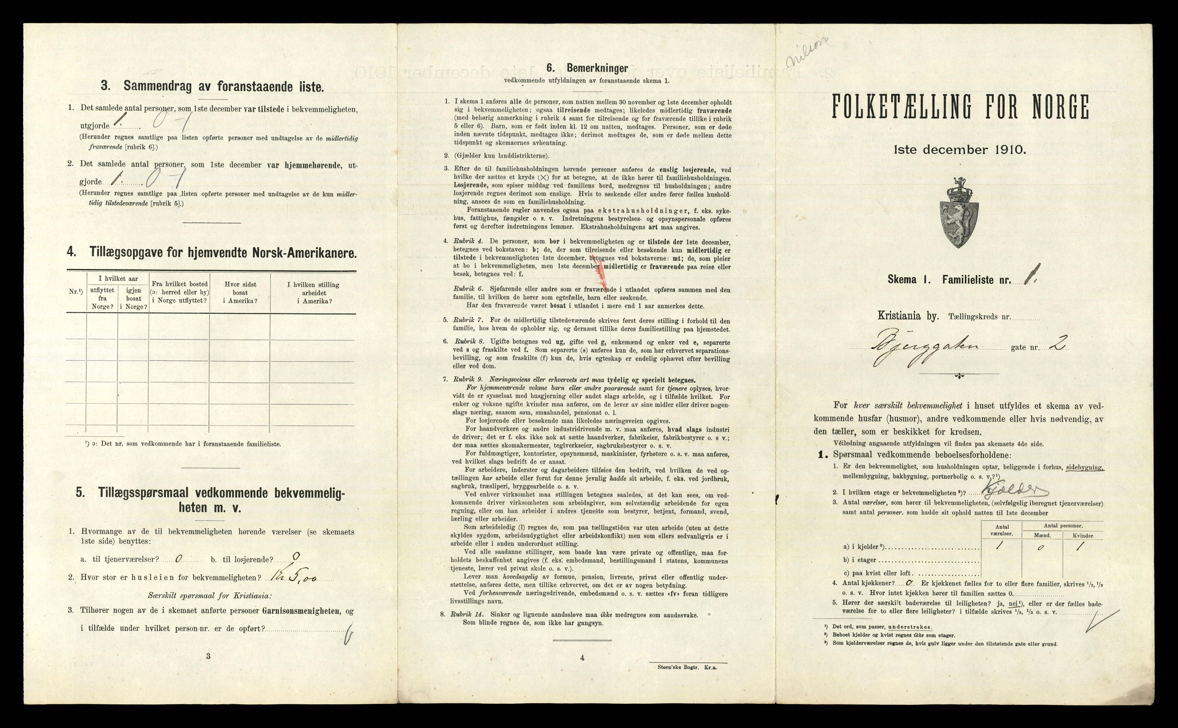 RA, 1910 census for Kristiania, 1910, p. 6145