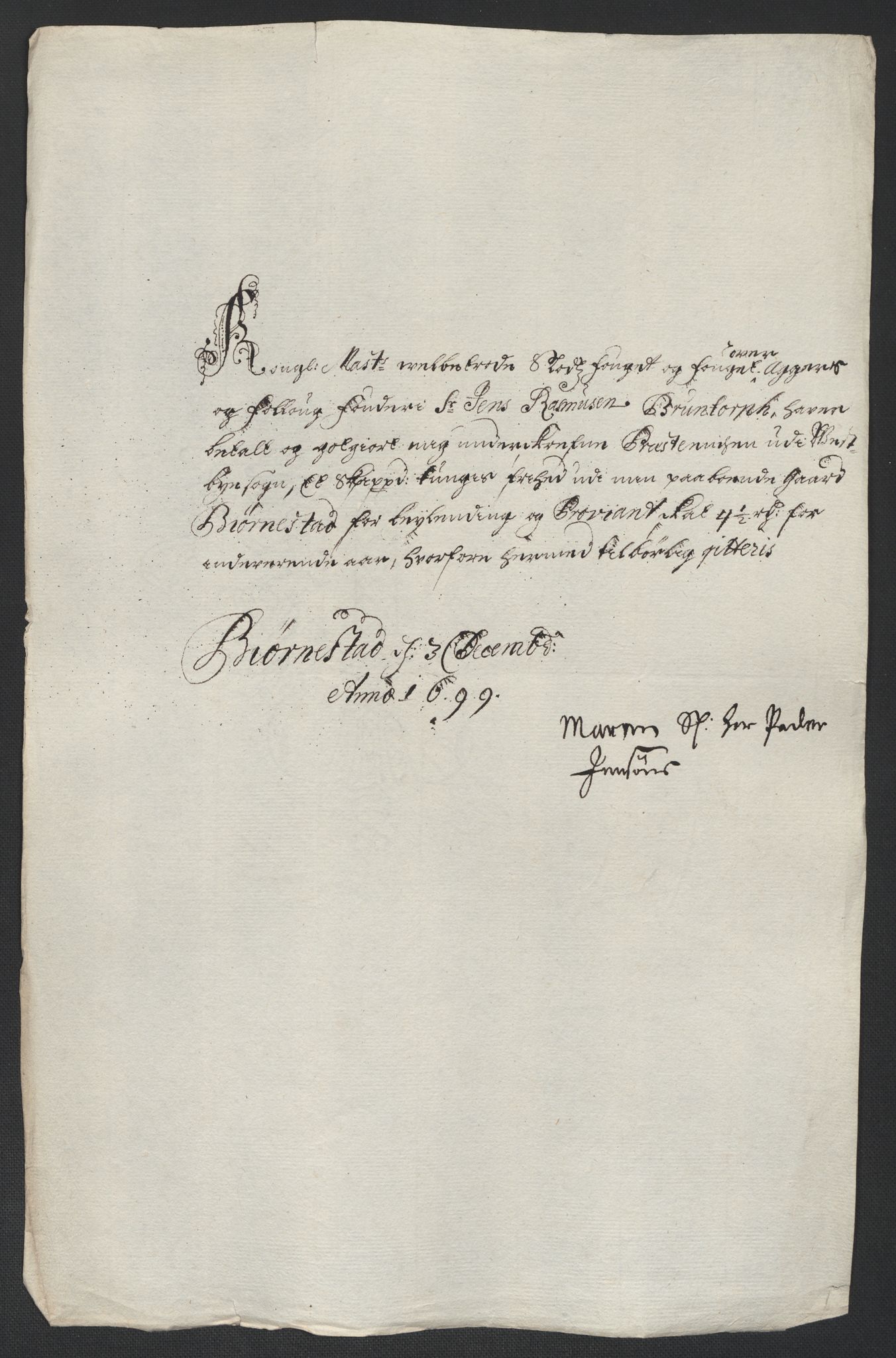 Rentekammeret inntil 1814, Reviderte regnskaper, Fogderegnskap, AV/RA-EA-4092/R10/L0442: Fogderegnskap Aker og Follo, 1699, p. 311