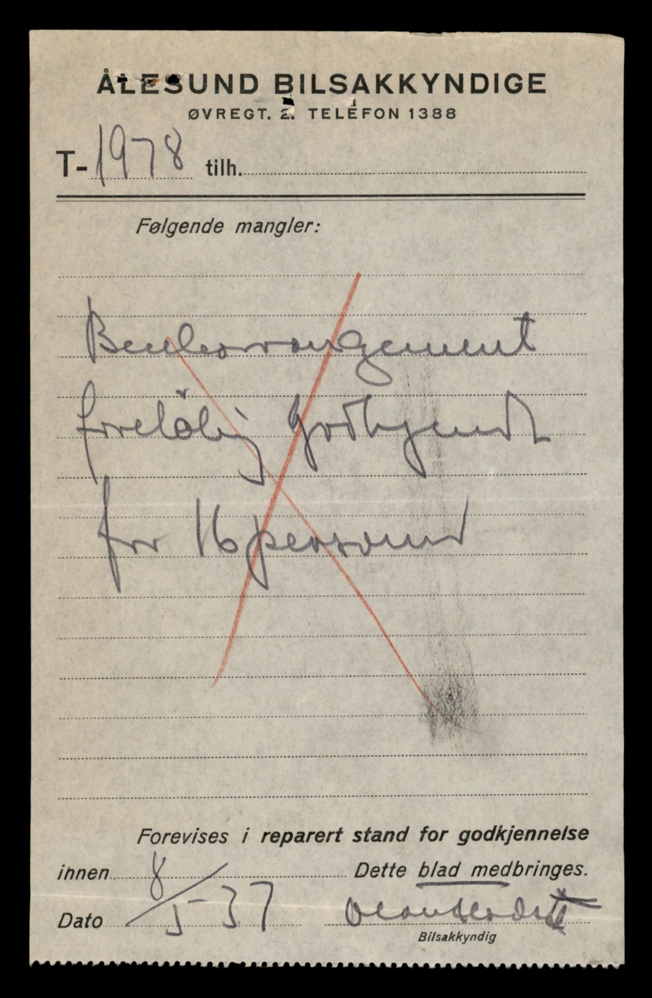 Møre og Romsdal vegkontor - Ålesund trafikkstasjon, AV/SAT-A-4099/F/Fe/L0035: Registreringskort for kjøretøy T 12653 - T 12829, 1927-1998, p. 292