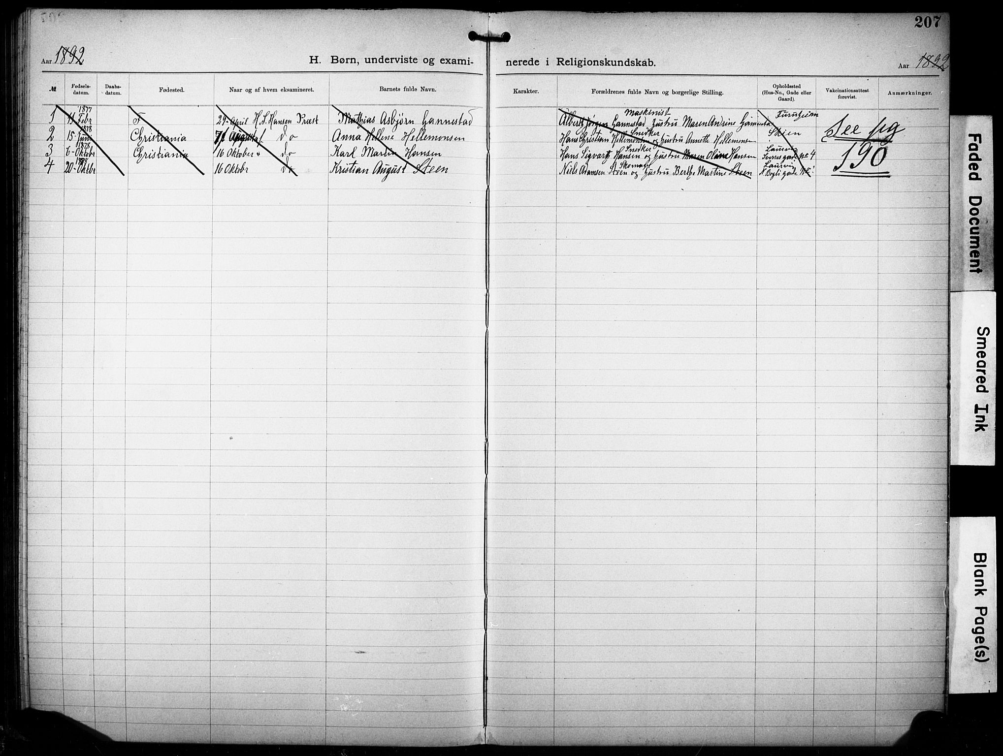 Den katolsk-apostoliske menighet i Larvik, SAKO/P-953/F/Fa/L0001: Dissenter register no. 1, 1892-1933, p. 207