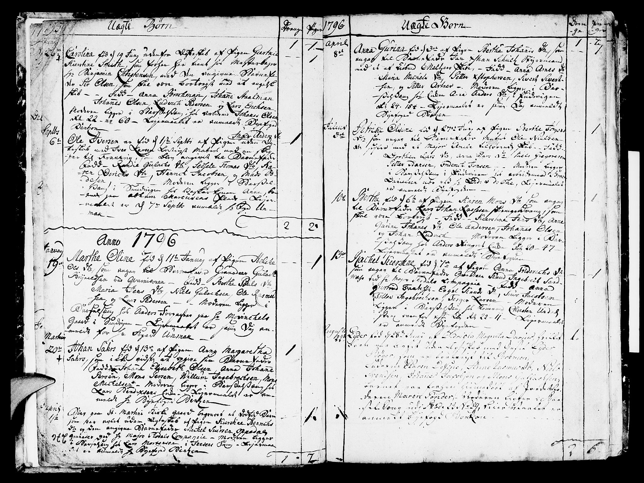 Korskirken sokneprestembete, AV/SAB-A-76101/H/Haa/L0006: Parish register (official) no. A 6, 1790-1820, p. 276