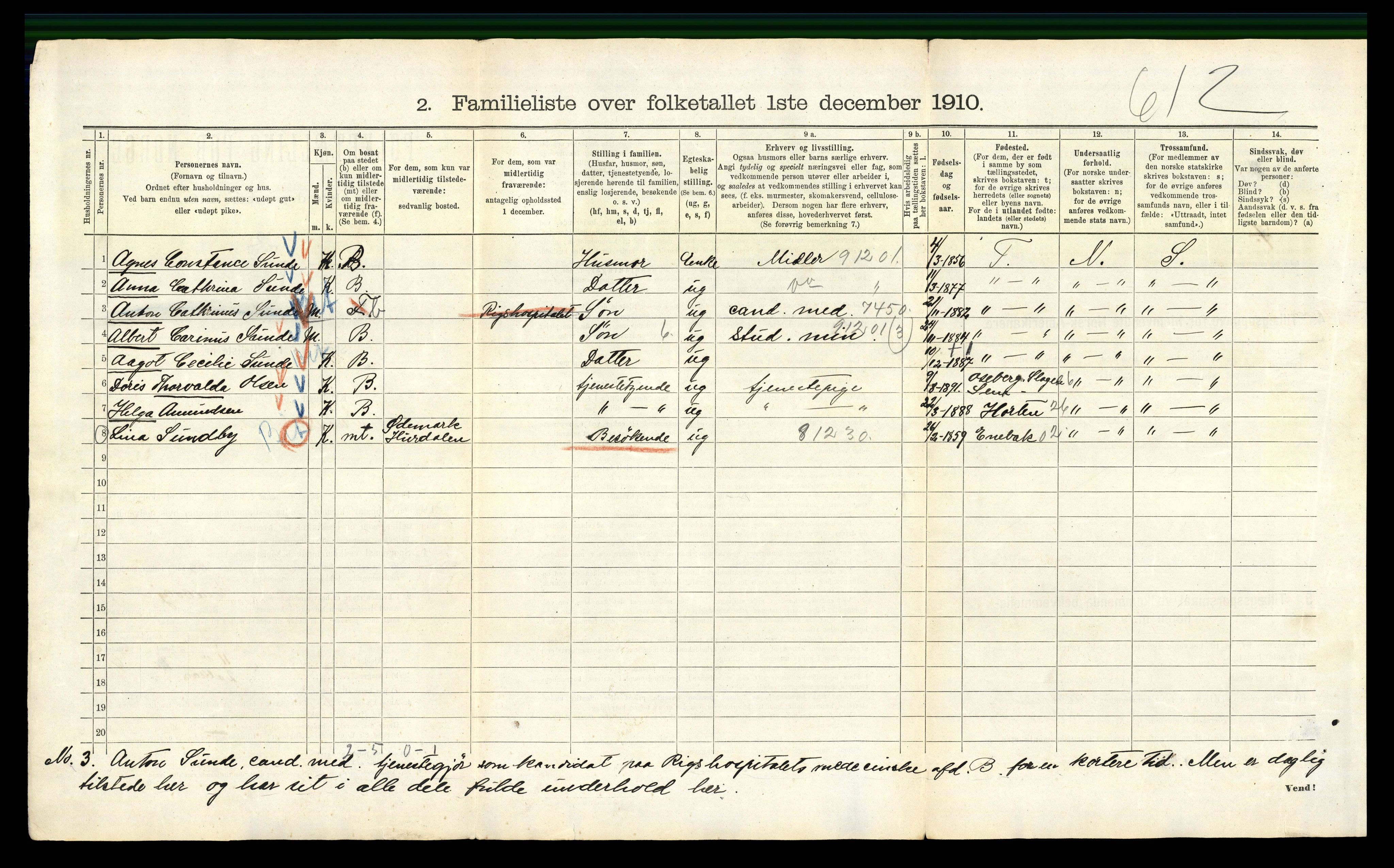 RA, 1910 census for Kristiania, 1910, p. 122802