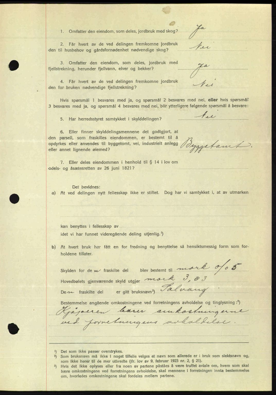 Romsdal sorenskriveri, SAT/A-4149/1/2/2C: Mortgage book no. A24, 1947-1947, Diary no: : 2905/1947