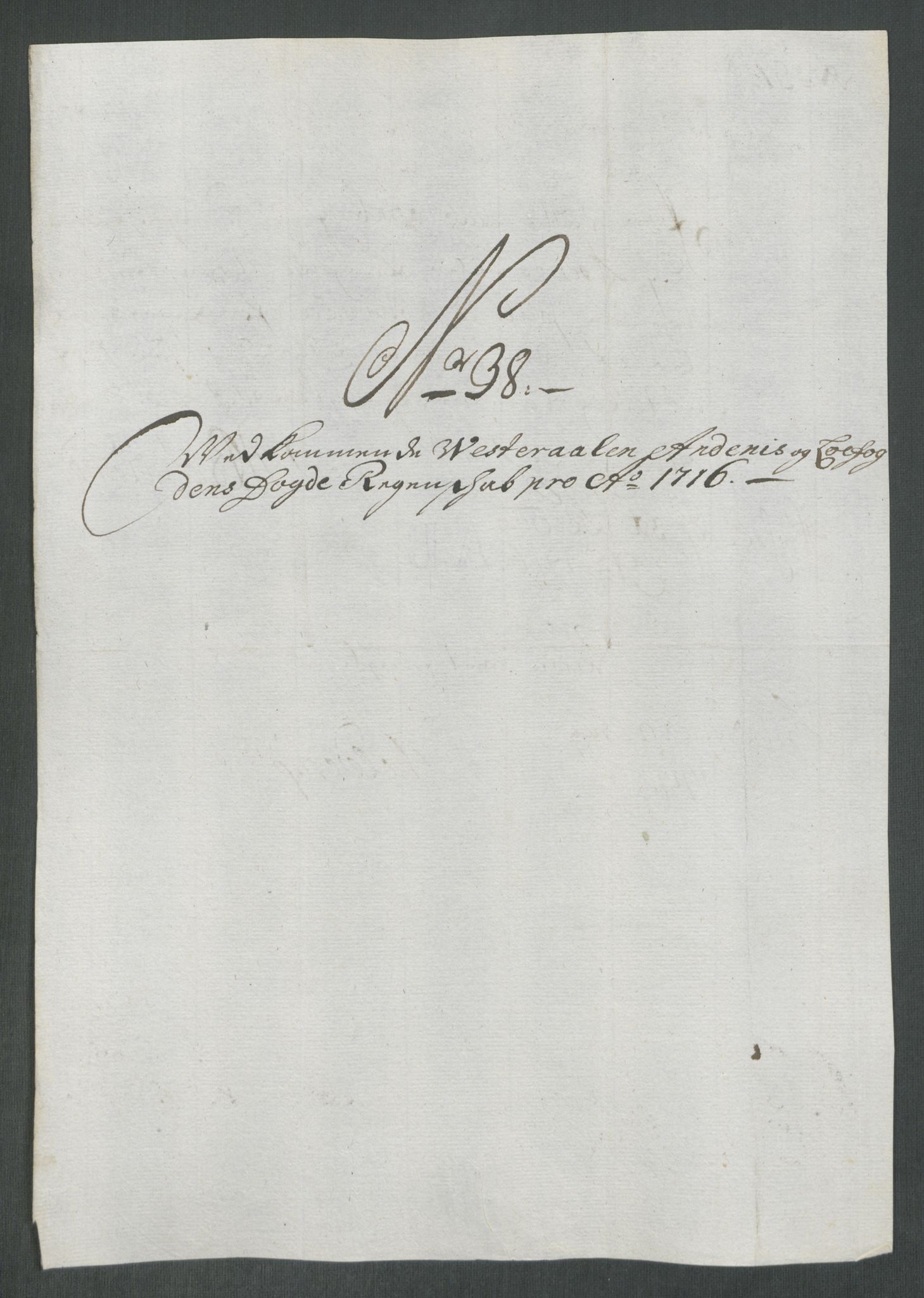 Rentekammeret inntil 1814, Reviderte regnskaper, Fogderegnskap, AV/RA-EA-4092/R67/L4682: Fogderegnskap Vesterålen, Andenes og Lofoten, 1716, p. 230