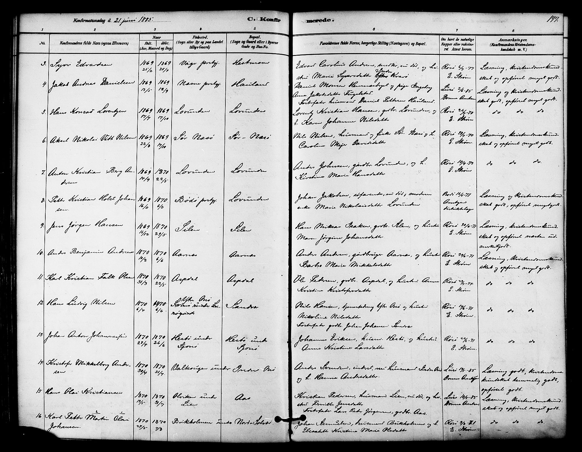 Ministerialprotokoller, klokkerbøker og fødselsregistre - Nordland, AV/SAT-A-1459/839/L0568: Parish register (official) no. 839A05, 1880-1902, p. 177