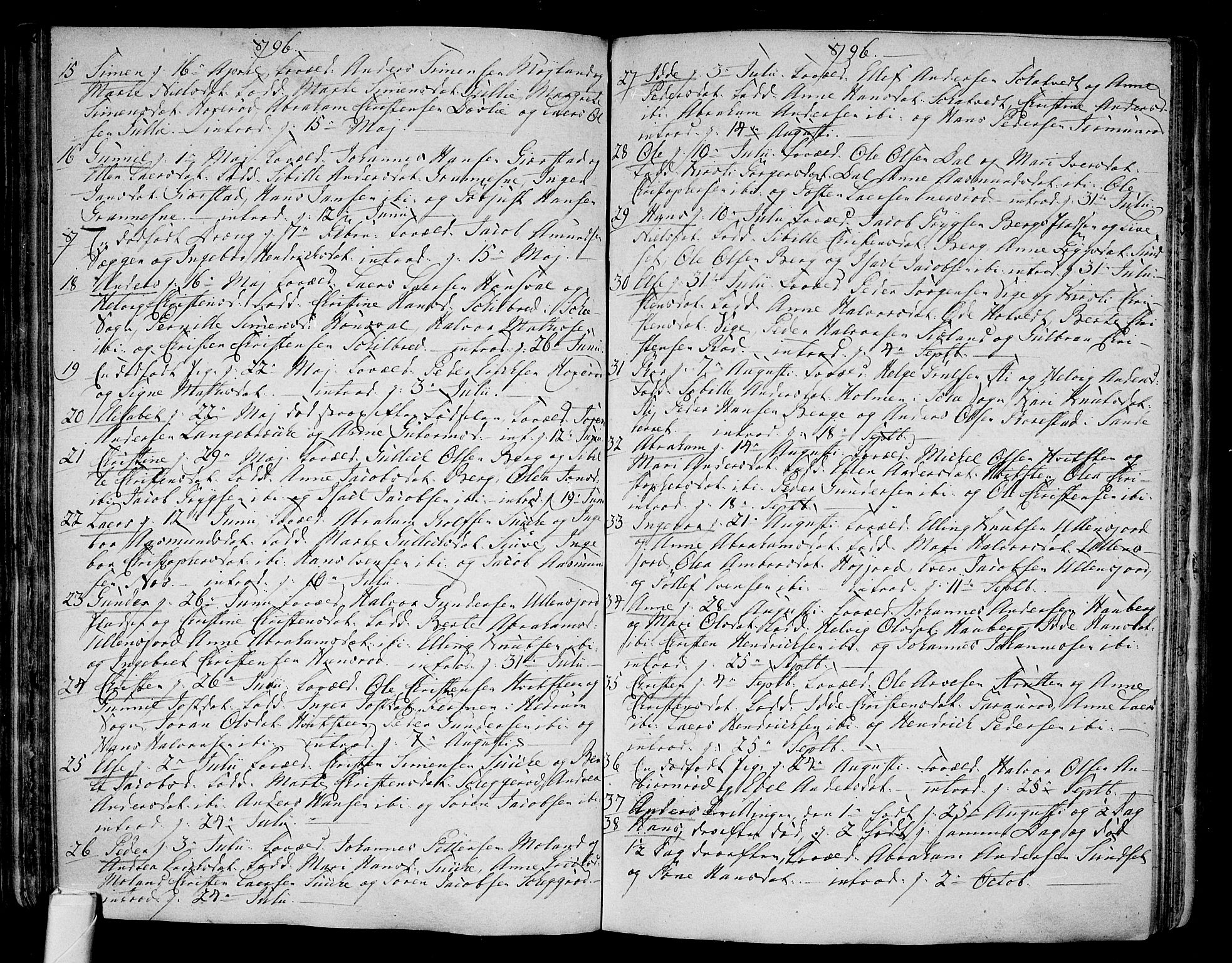 Andebu kirkebøker, AV/SAKO-A-336/F/Fa/L0002: Parish register (official) no. 2, 1733-1802