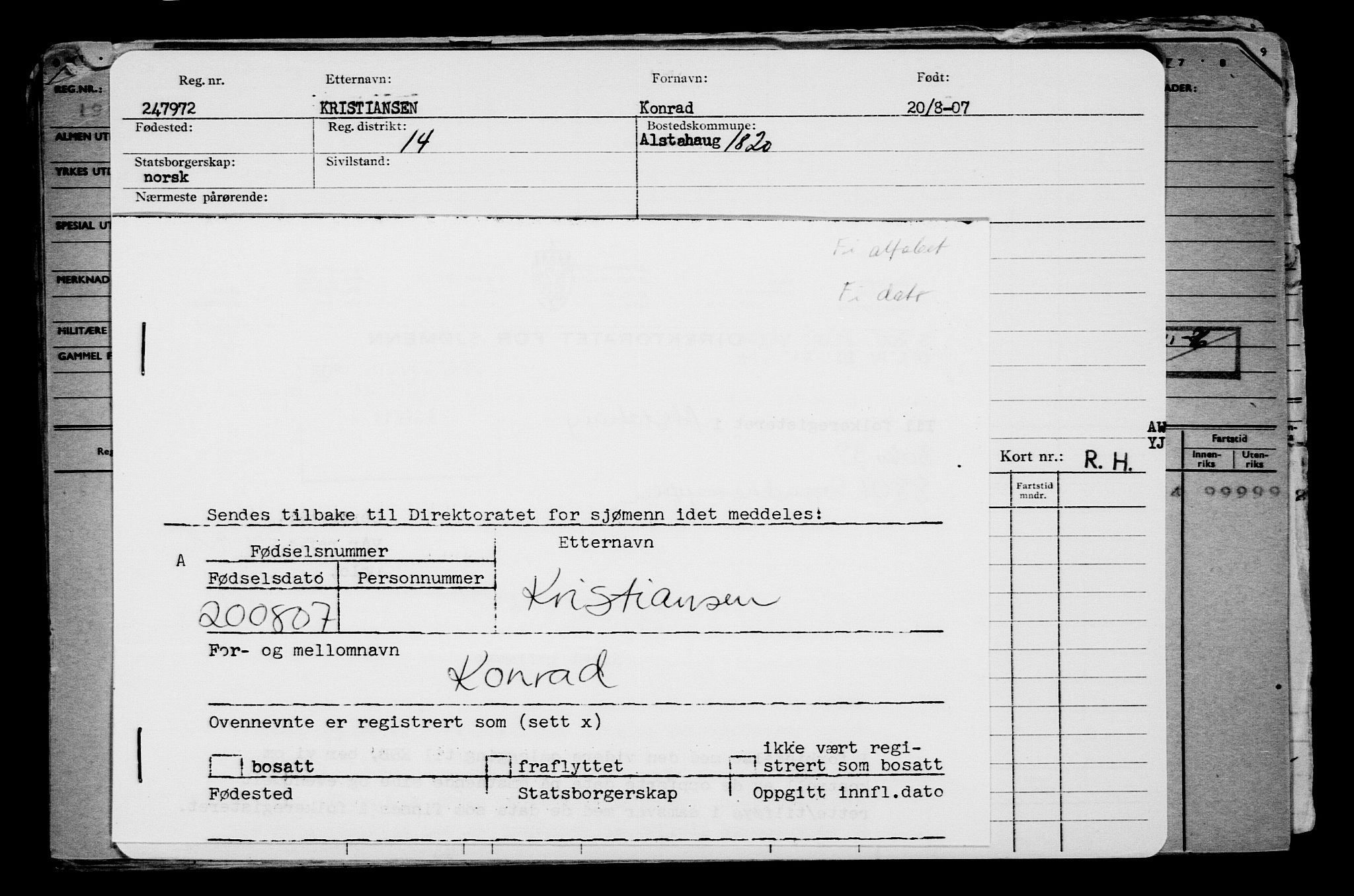 Direktoratet for sjømenn, AV/RA-S-3545/G/Gb/L0072: Hovedkort, 1907, p. 630