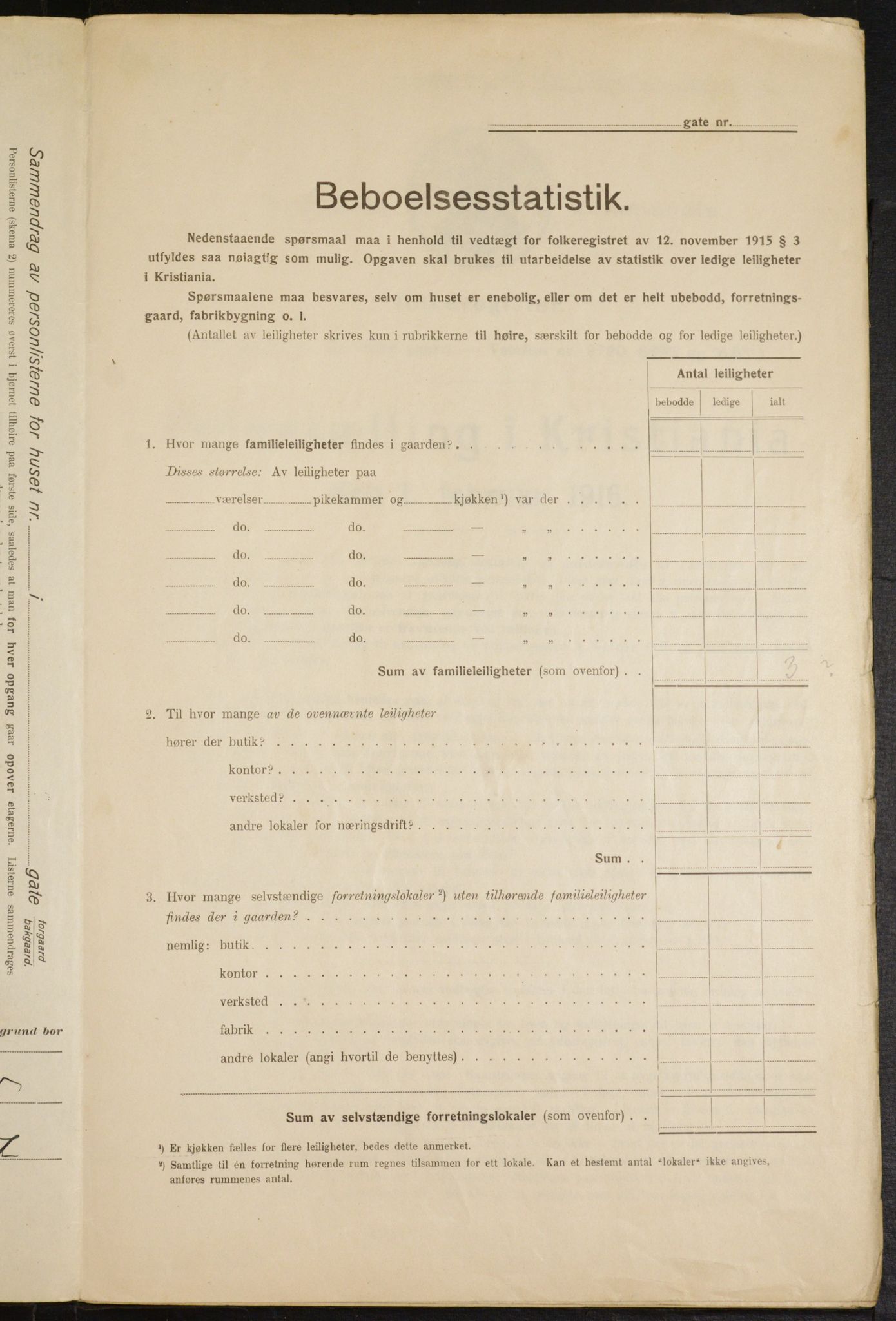 OBA, Municipal Census 1916 for Kristiania, 1916, p. 59088