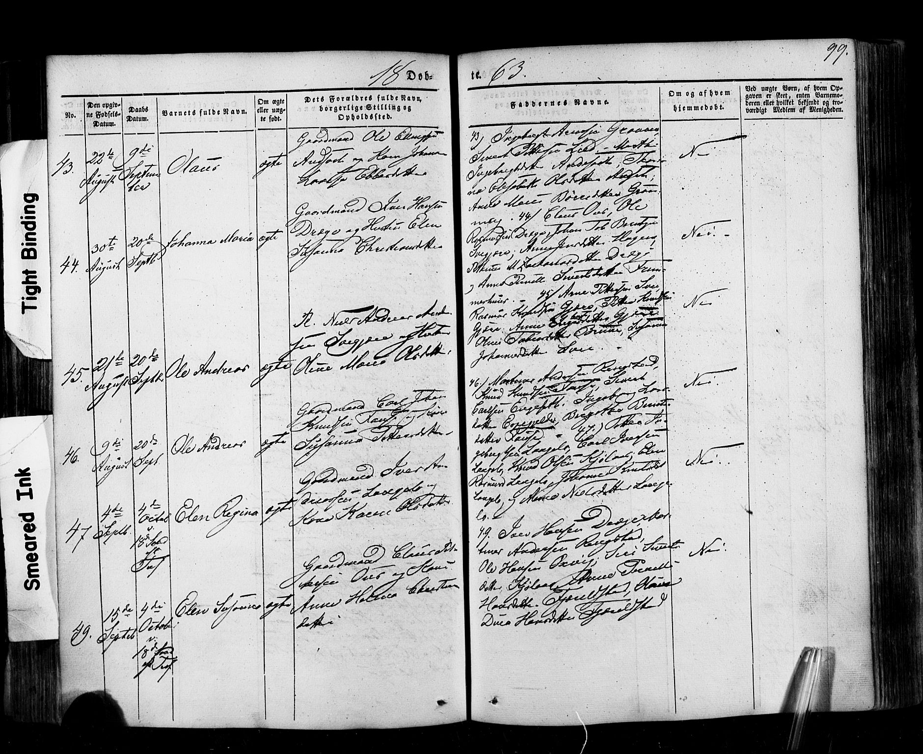 Ministerialprotokoller, klokkerbøker og fødselsregistre - Møre og Romsdal, AV/SAT-A-1454/520/L0275: Parish register (official) no. 520A05, 1844-1881, p. 99