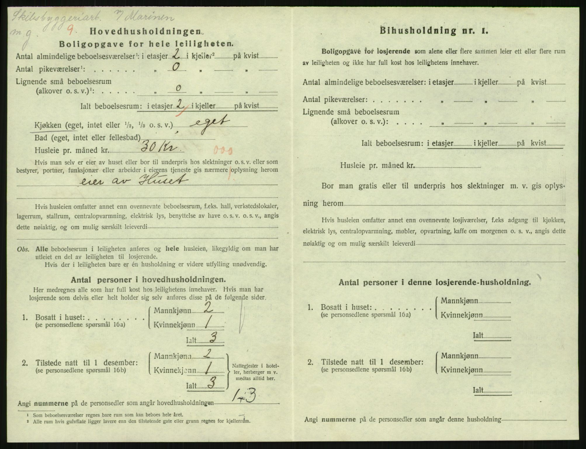 SAKO, 1920 census for Horten, 1920, p. 6268