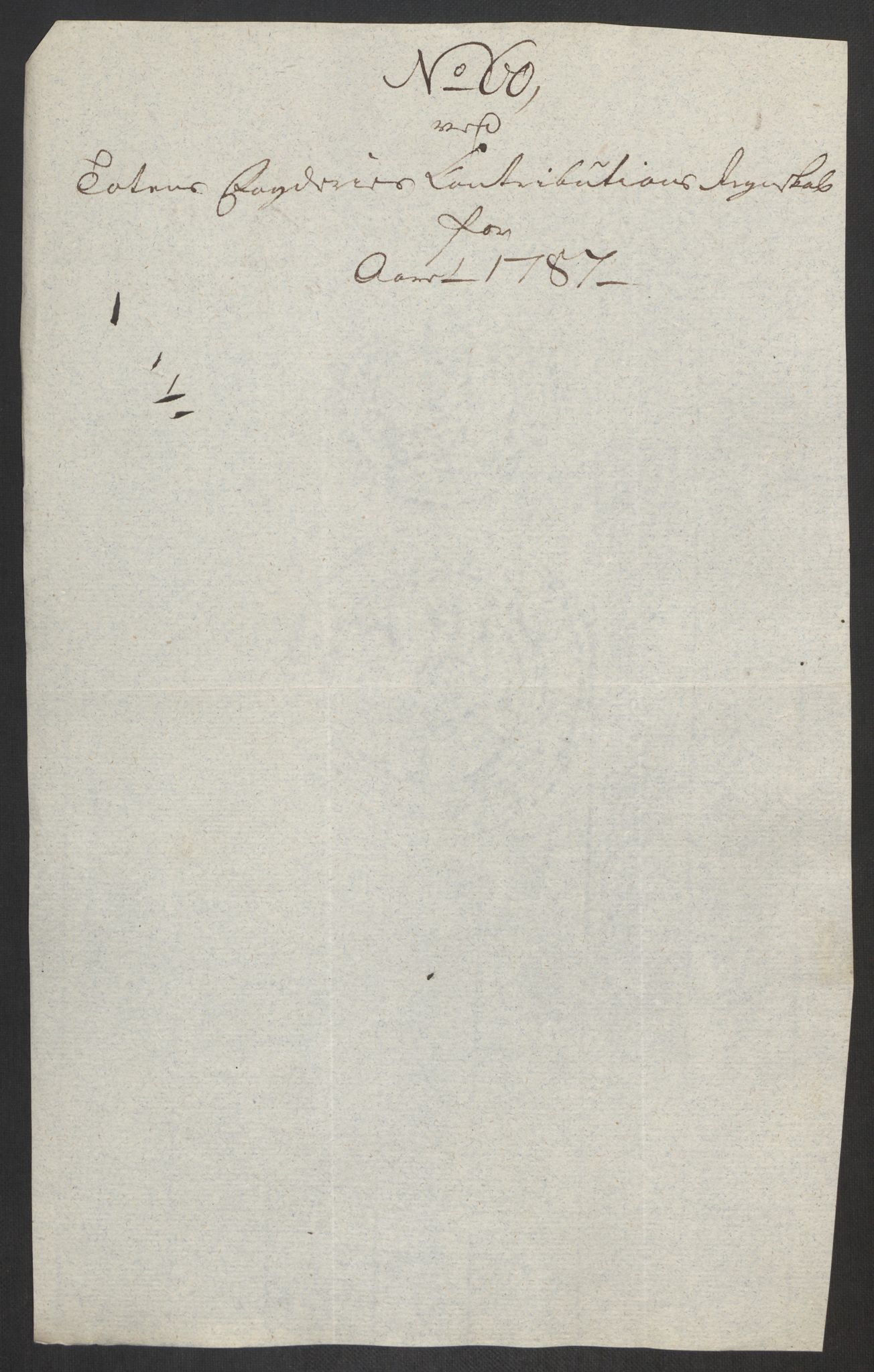 Rentekammeret inntil 1814, Reviderte regnskaper, Fogderegnskap, AV/RA-EA-4092/R19/L1374: Fogderegnskap Toten, Hadeland og Vardal, 1787, p. 197