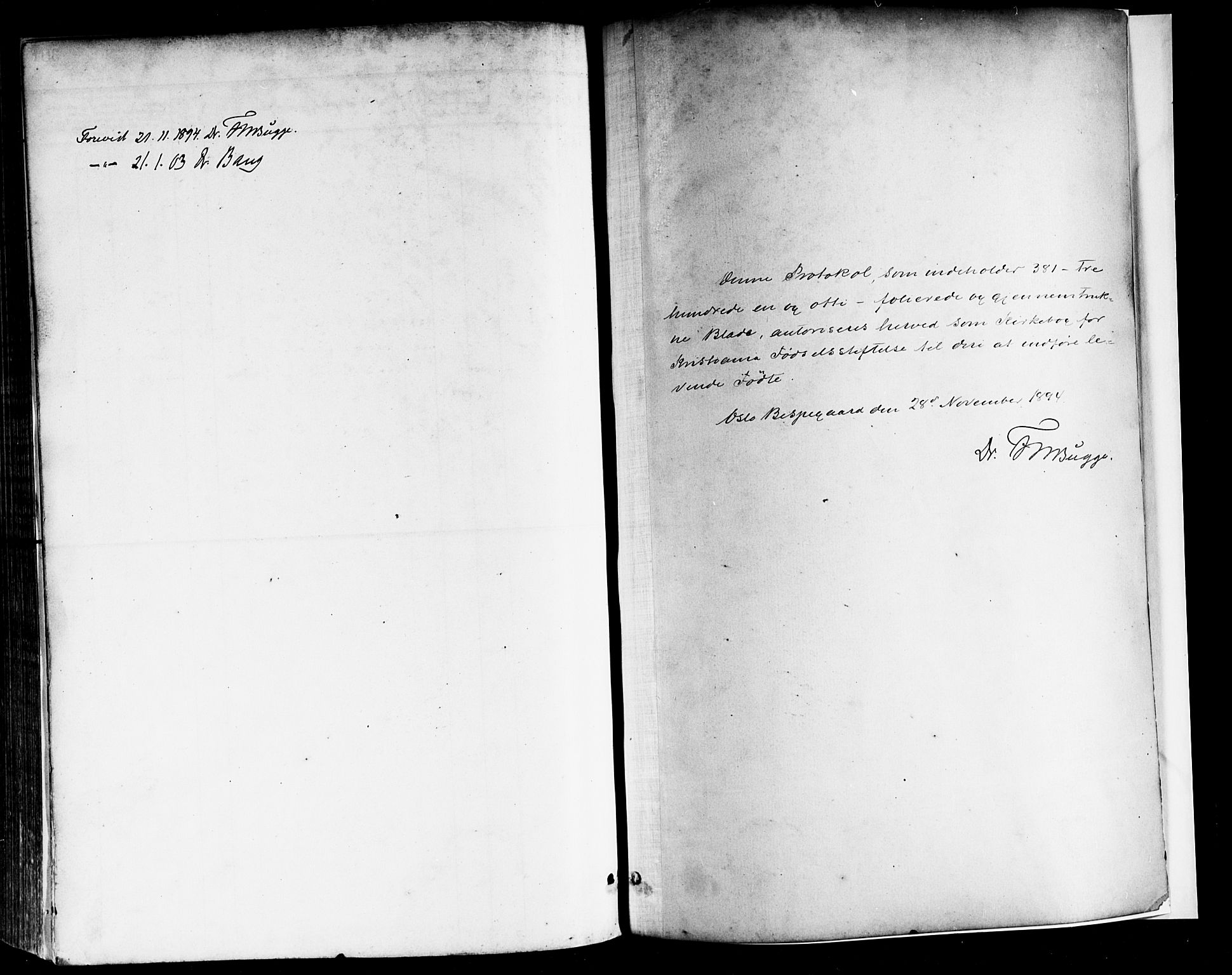 Rikshospitalet prestekontor Kirkebøker, SAO/A-10309b/F/L0009: Parish register (official) no. 9, 1894-1897, p. 382
