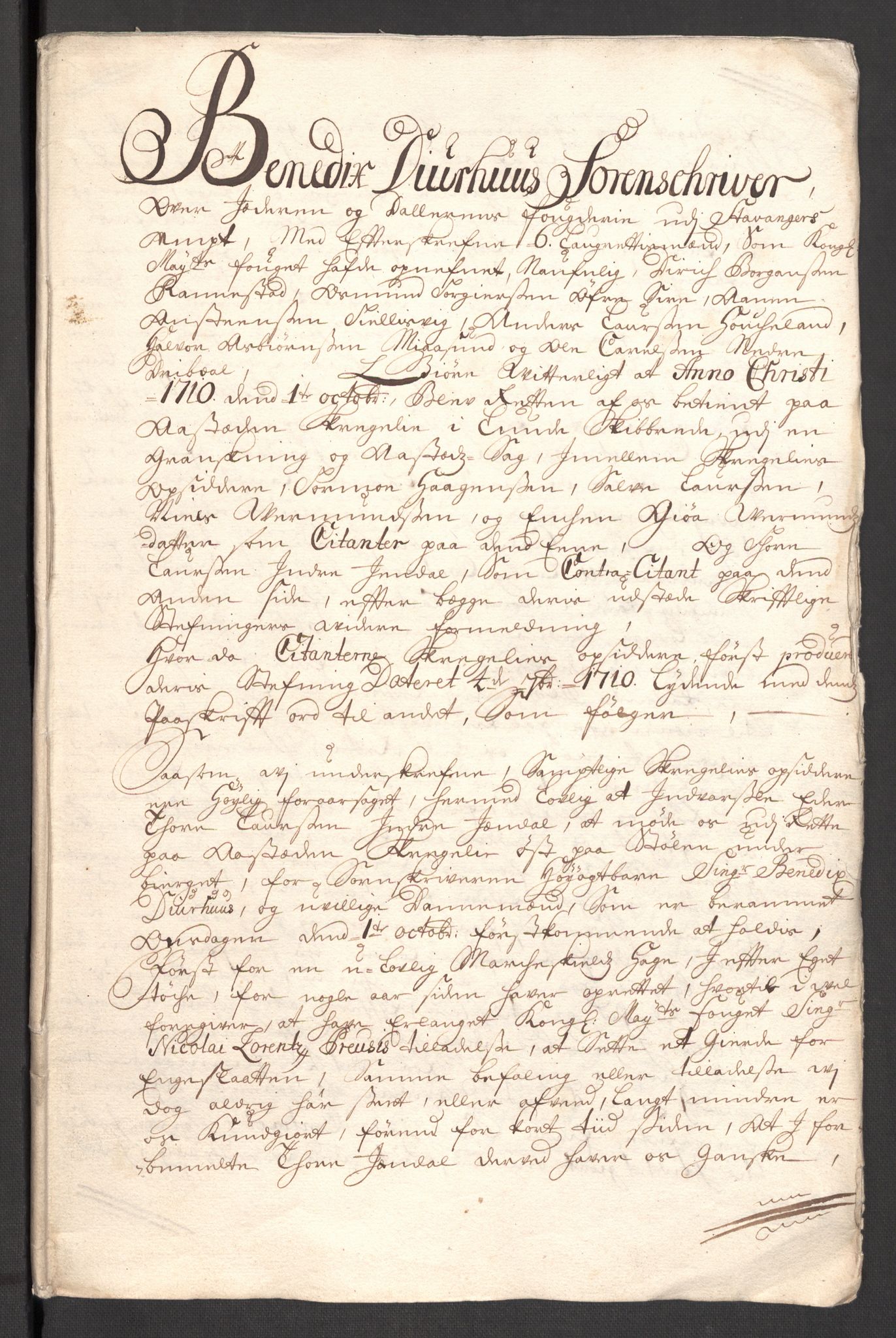 Rentekammeret inntil 1814, Reviderte regnskaper, Fogderegnskap, AV/RA-EA-4092/R46/L2734: Fogderegnskap Jæren og Dalane, 1709-1710, p. 207