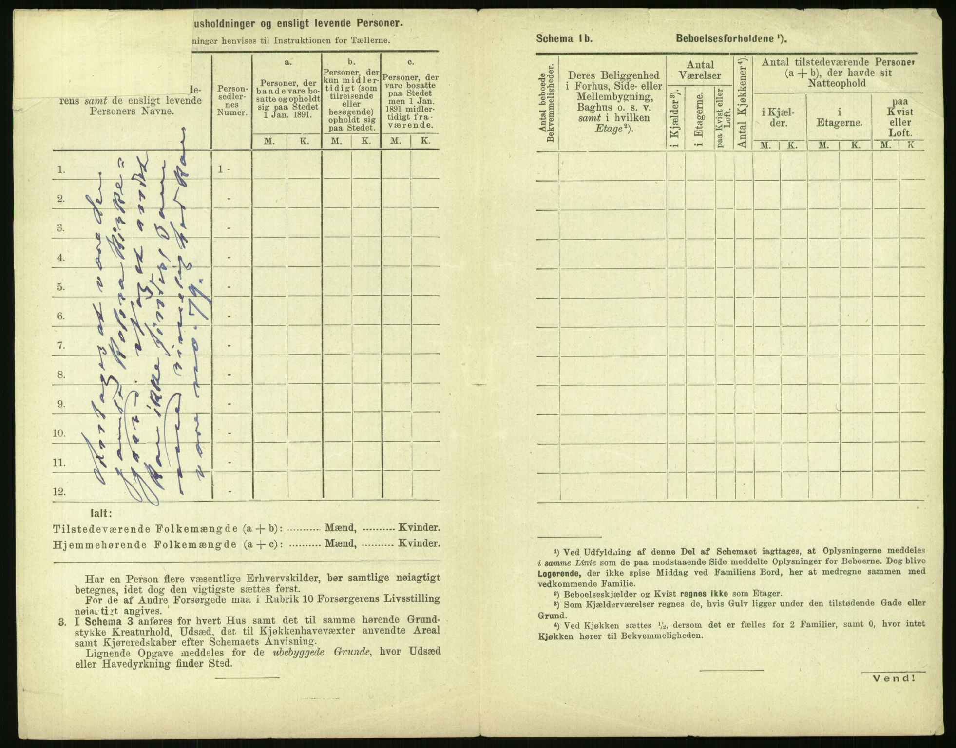 RA, 1891 census for 0301 Kristiania, 1891, p. 95342