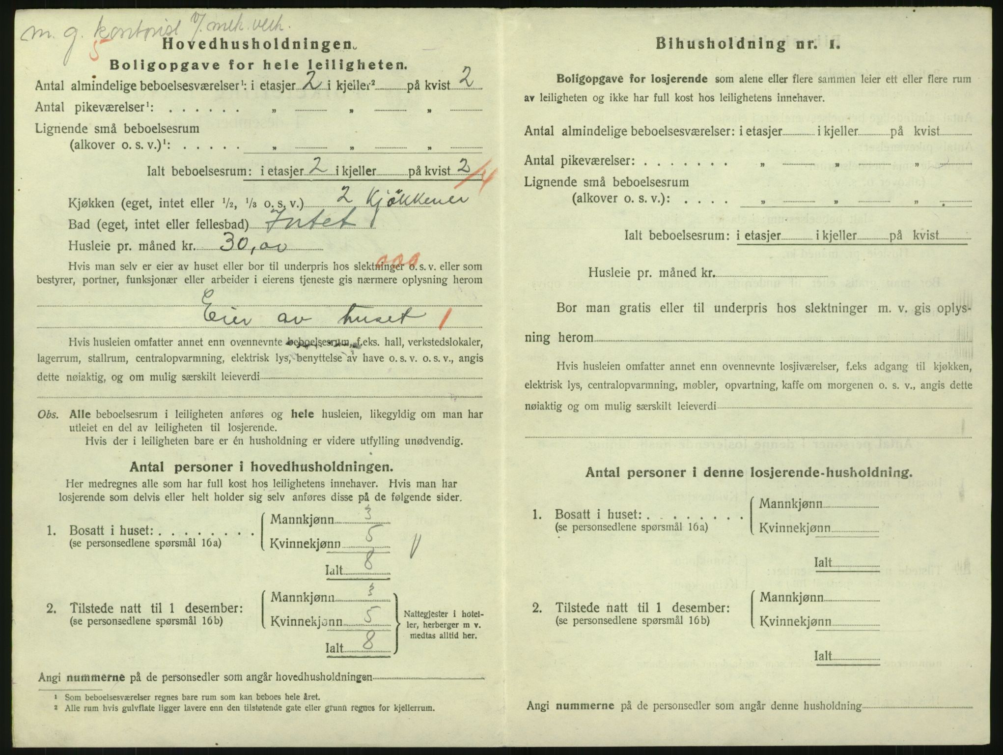 SAK, 1920 census for Arendal, 1920, p. 8475